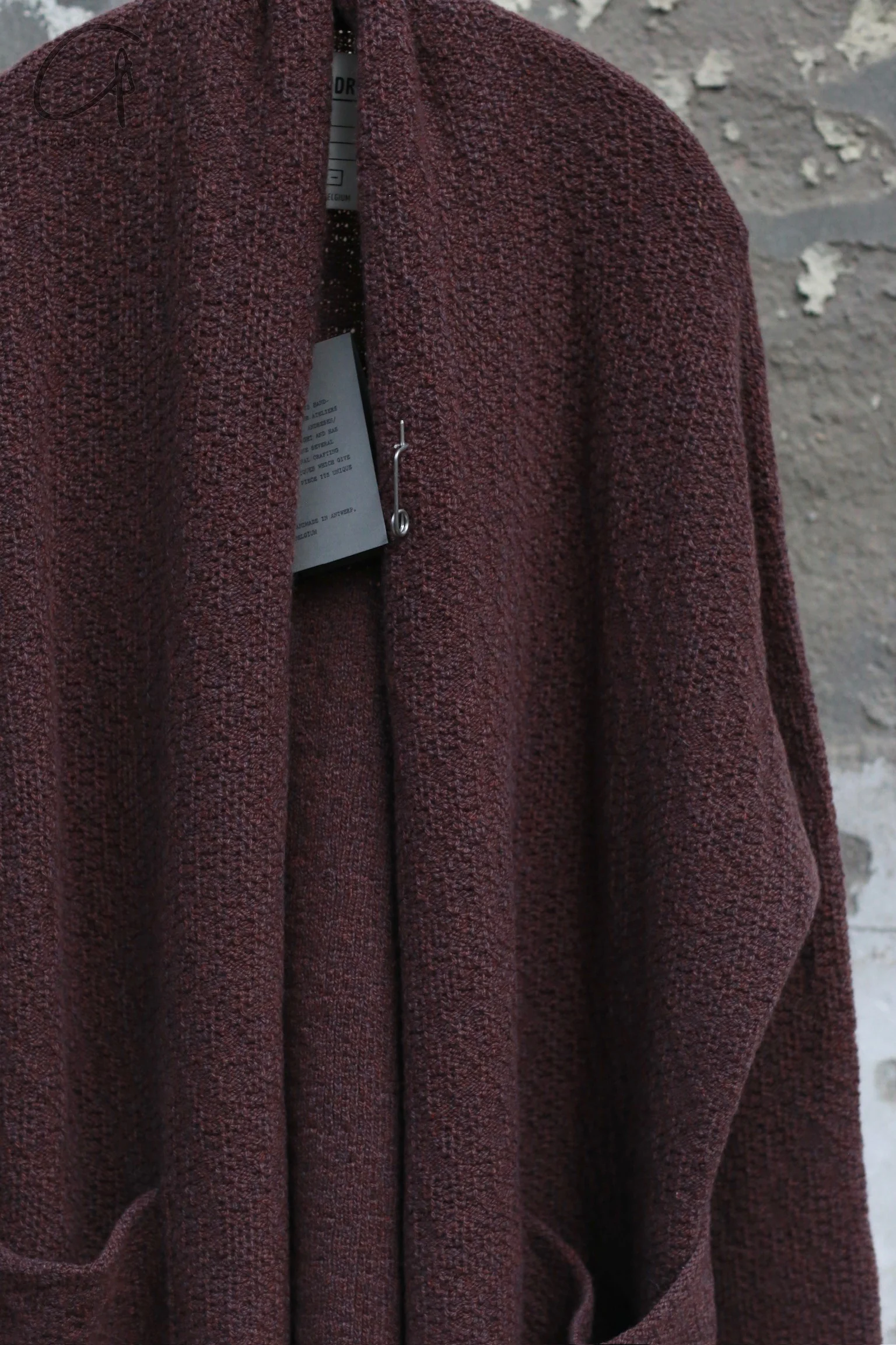 Daniel Andresen 24 autumn and winter cashmere loose fit cardigan Belgium DA-KORARIMA-MAUVE mauve KORARIMA - Image 2