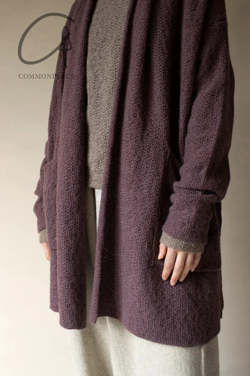 Daniel Andresen 24 autumn and winter cashmere loose fit cardigan Belgium DA-KORARIMA-MAUVE mauve KORARIMA - Image 5