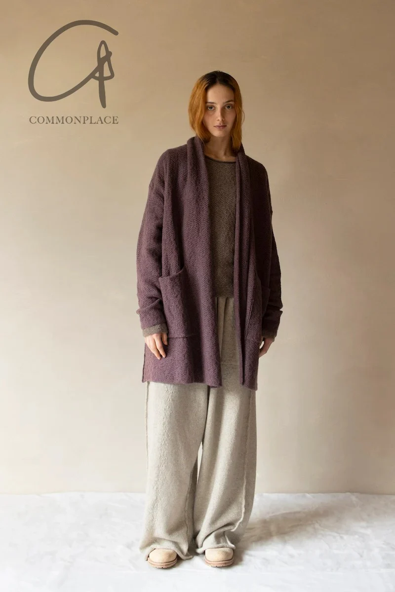 Daniel Andresen 24 autumn and winter cashmere loose fit cardigan Belgium DA-KORARIMA-MAUVE mauve KORARIMA - Image 6