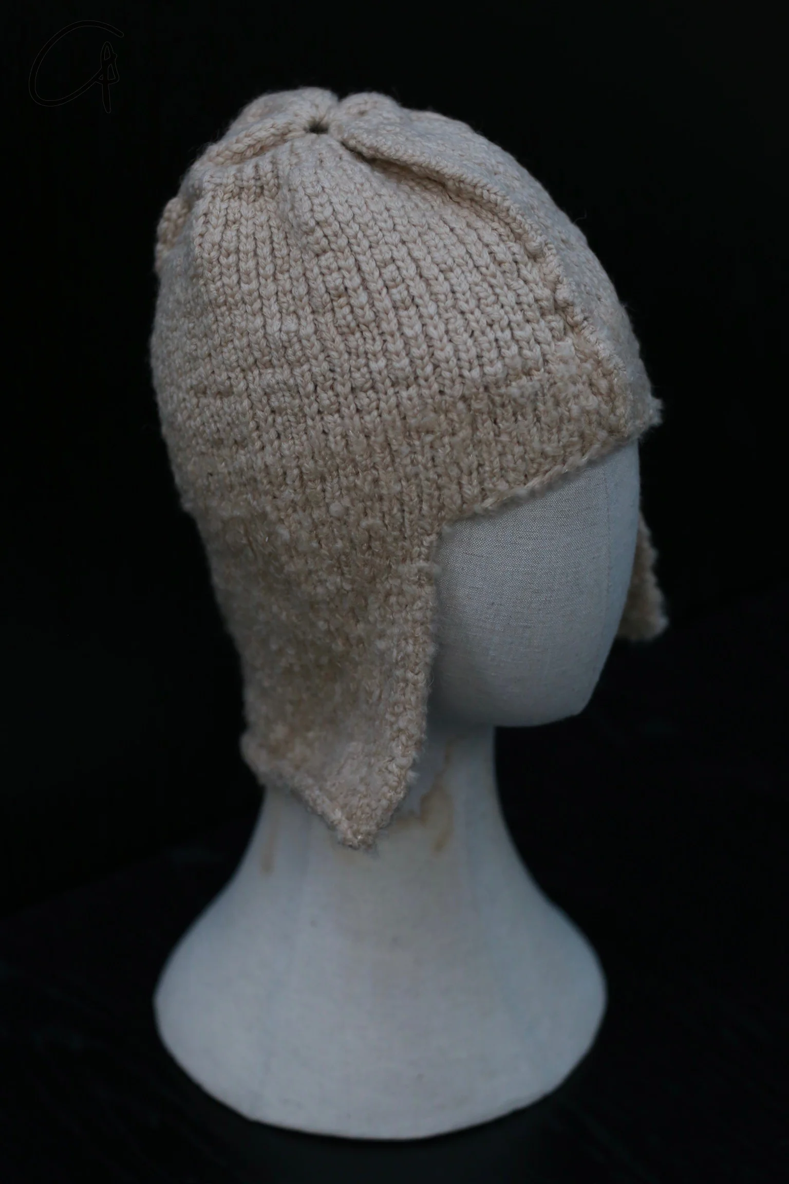 Daniel Andresen 24 Autumn Winter Hat Collection III Belgian Knitted Handmade DA-ARTEMESIA-ALBINO-F ARTEMESIA albino - Image 2