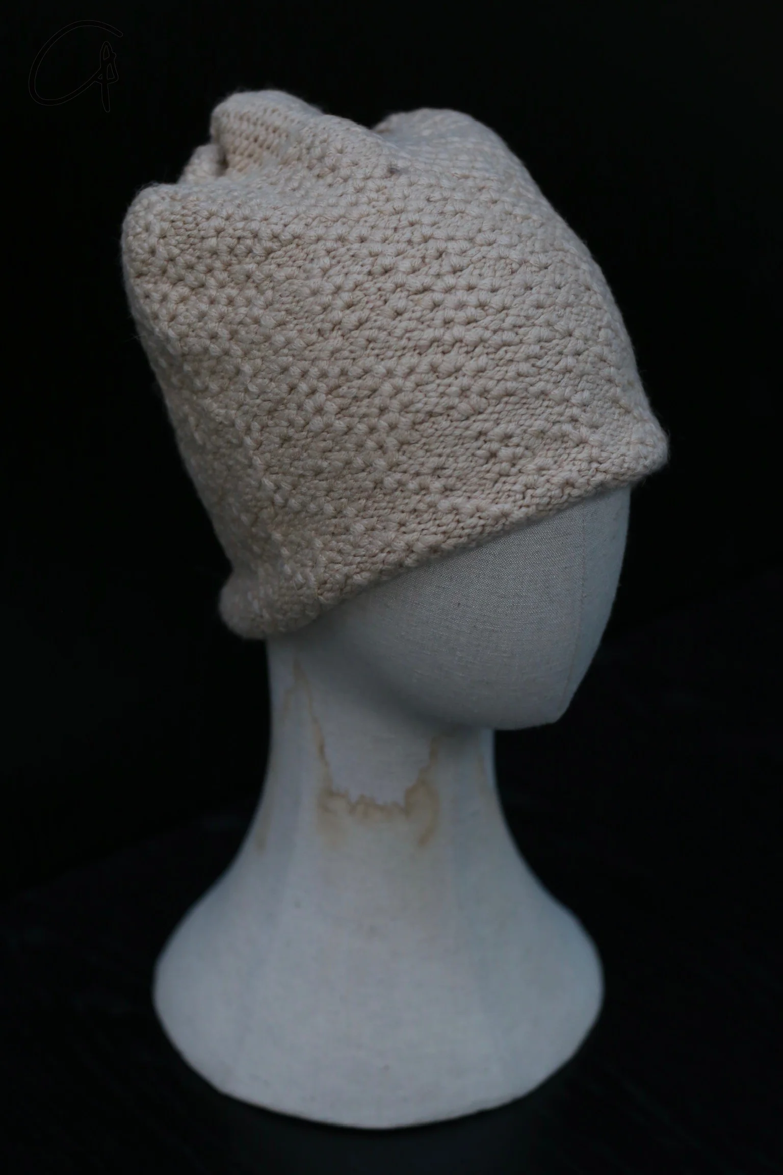 Daniel Andresen 24 Autumn Winter Hat Collection III Belgian Knitted Handmade DA-DUKKAH-ALBINO-F DUKKAH ALBINO ARTEMESIA - Image 2