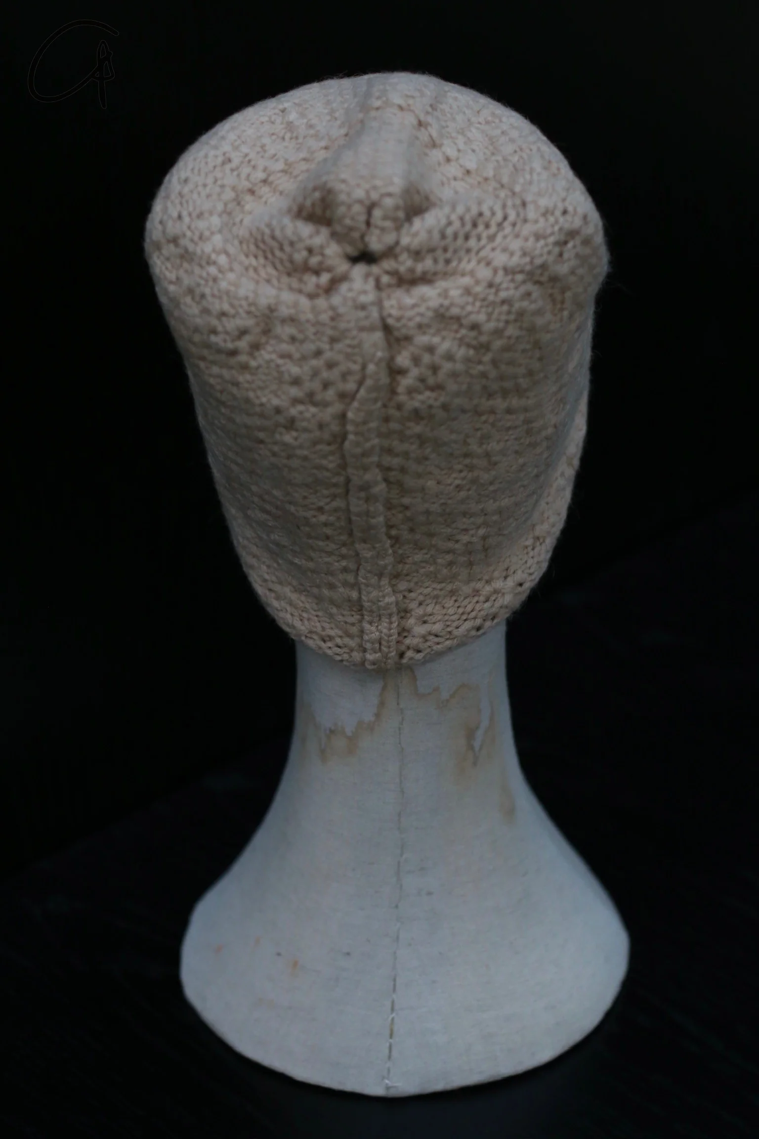 Daniel Andresen 24 Autumn Winter Hat Collection III Belgian Knitted Handmade DA-DUKKAH-ALBINO-F DUKKAH ALBINO ARTEMESIA - Image 4