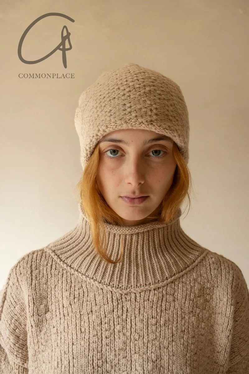 Daniel Andresen 24 Autumn Winter Hat Collection III Belgian Knitted Handmade DA-DUKKAH-ALBINO-F DUKKAH ALBINO ARTEMESIA - Image 5