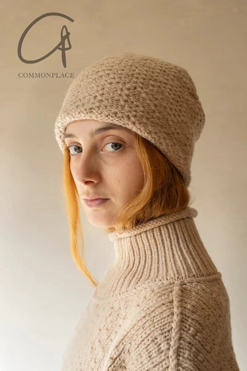 Daniel Andresen 24 Autumn Winter Hat Collection III Belgian Knitted Handmade DA-DUKKAH-ALBINO-F DUKKAH ALBINO ARTEMESIA - Image 6