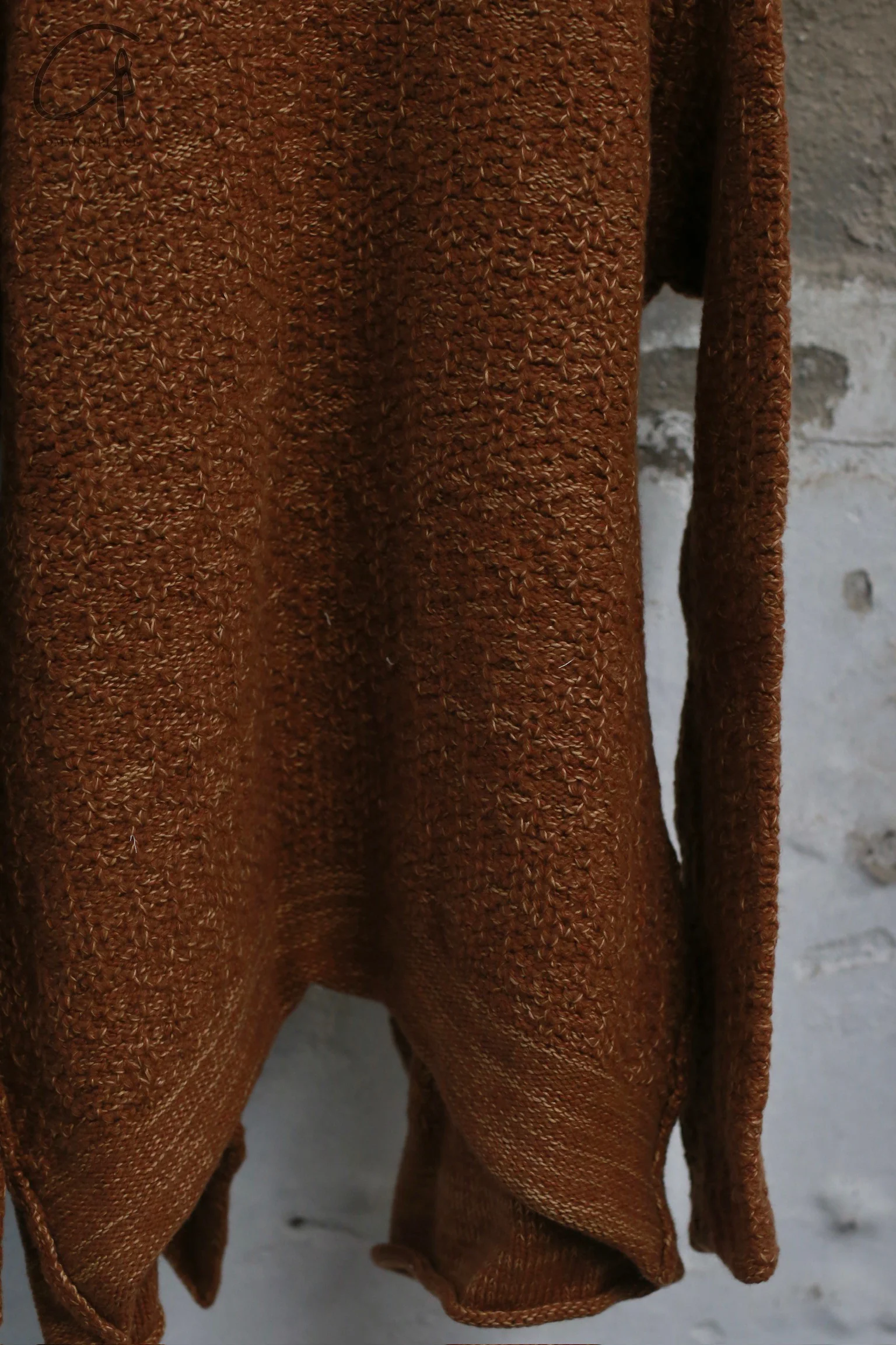 Daniel Andresen 24 Autumn/Winter Wool/Linen Knit Jacket Belgium DA-SUMAC-CAMEL SUMAC - Image 3