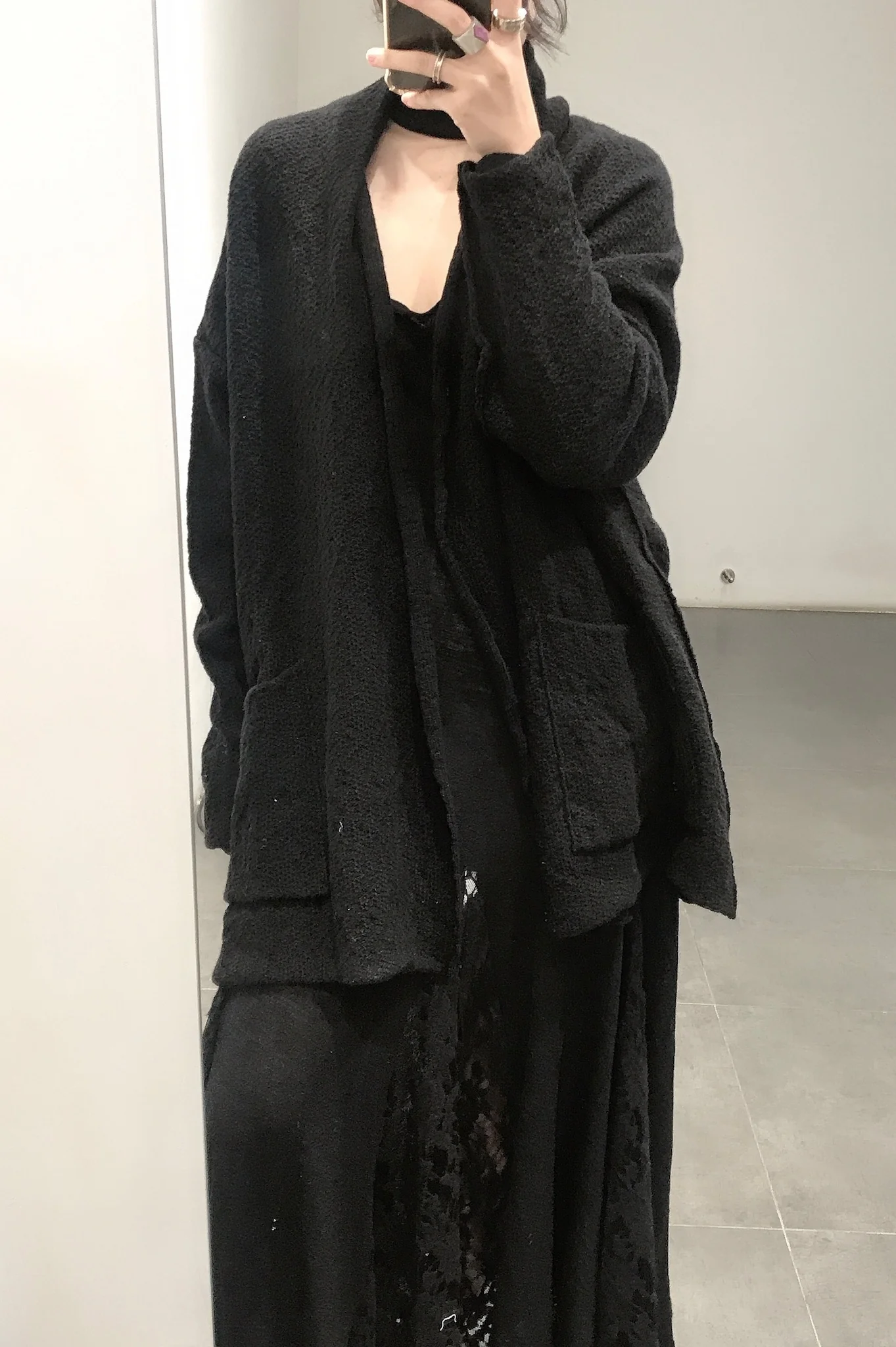 Daniel Andresen cardigan Beuys black 5 (PDA6) - Image 12