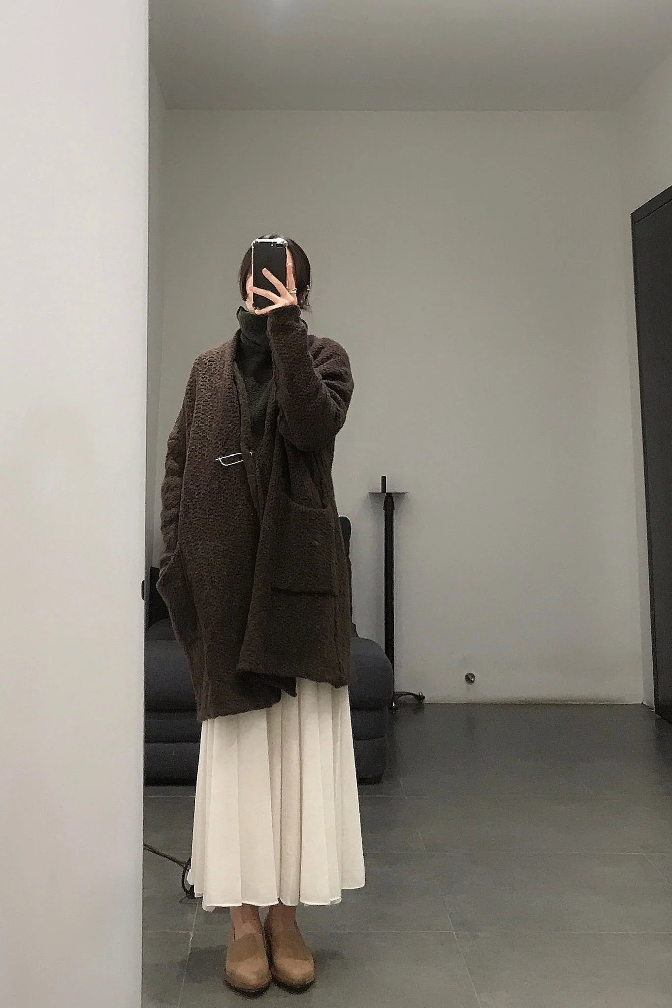 Daniel Andresen Classic Pin Cardigan Kousa Brown 7 (PDA6) - Image 11