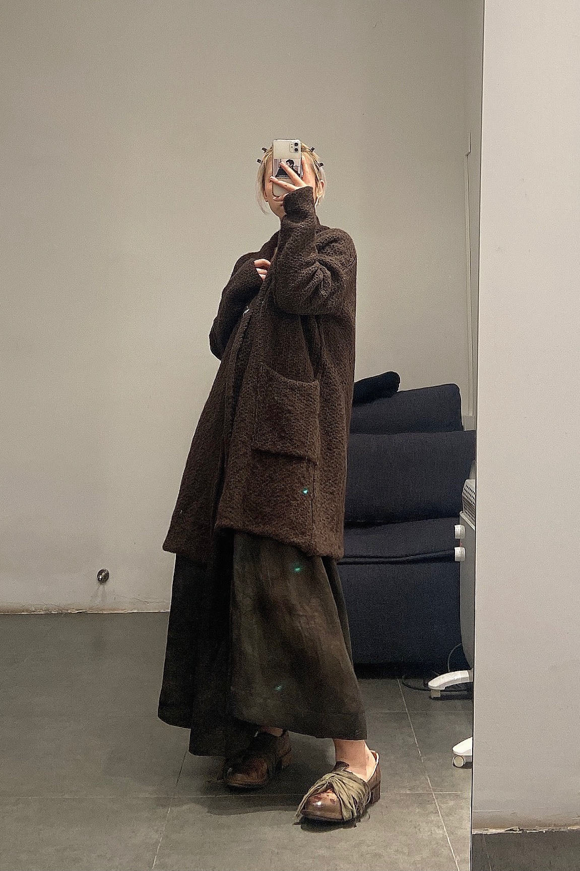 Daniel Andresen Classic Pin Cardigan Kousa Brown 7 (PDA6) - Image 18