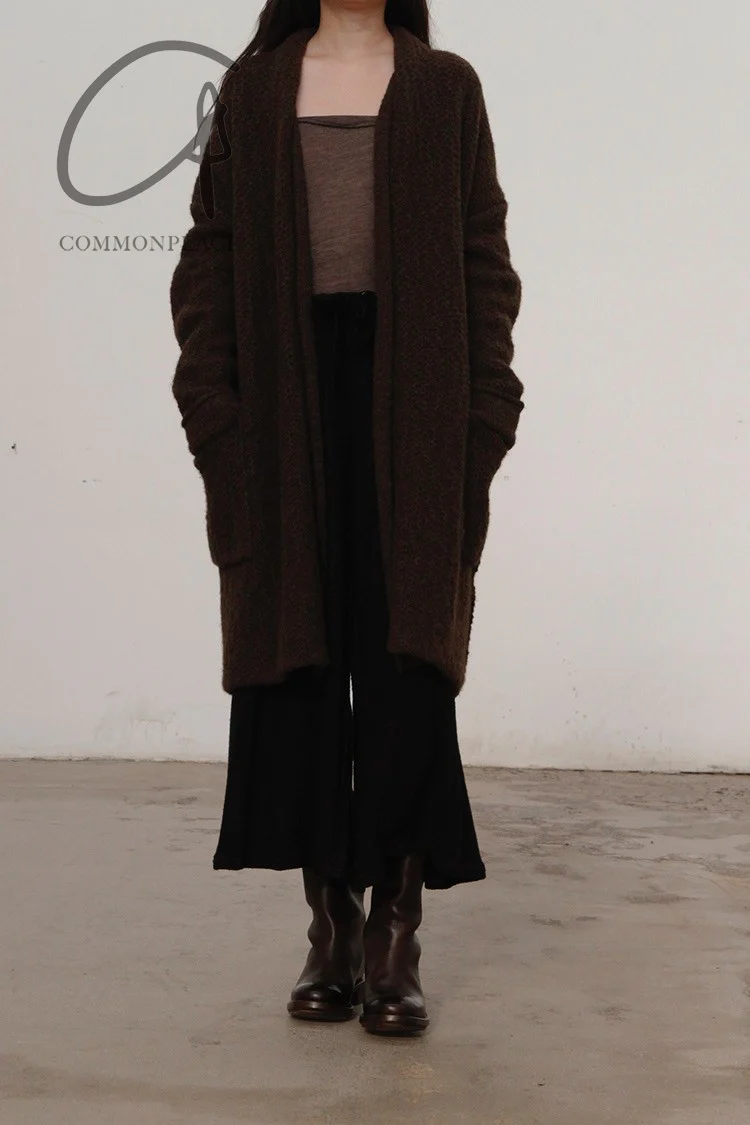 Daniel Andresen Classic Pin Cardigan Kousa Brown 7 (PDA6) - Image 6