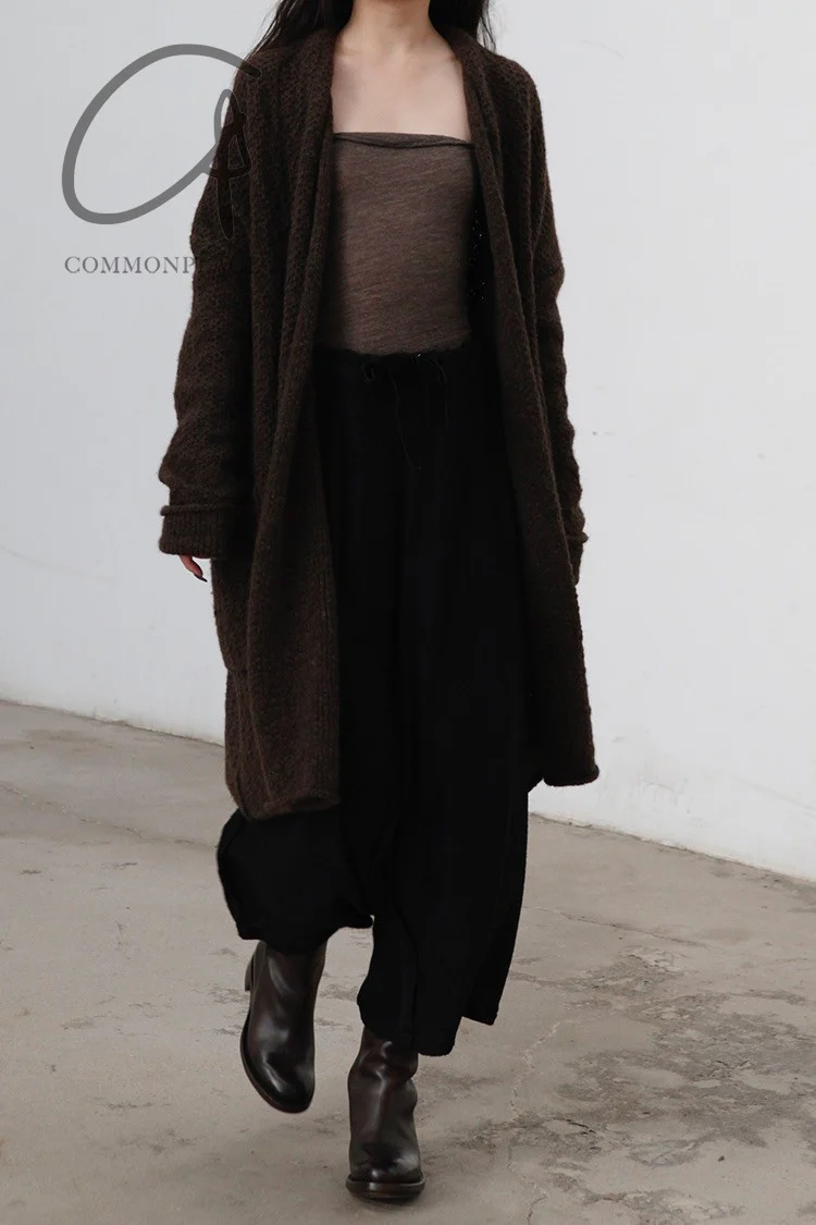 Daniel Andresen Classic Pin Cardigan Kousa Brown 7 (PDA6) - Image 7
