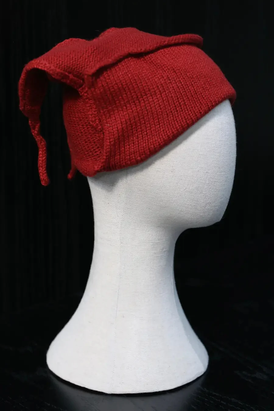 Daniel Andresen Hat Collection I Belgian knitted handmade hat DA-CYR11-HONG 11 pure cashmere red PDA100 11 - Image 3