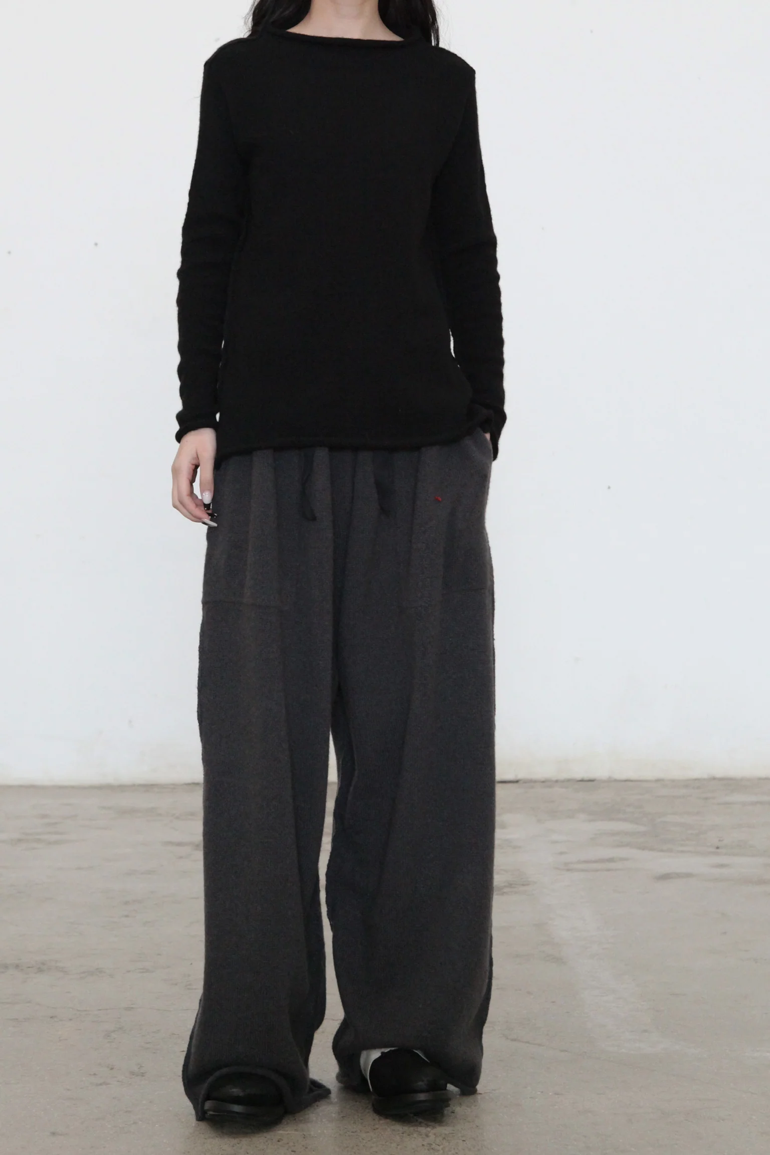 Daniel Andresen extra wide trousers GITARU (9 yak down CHARCOAL dark gray) PDA88 - Image 9