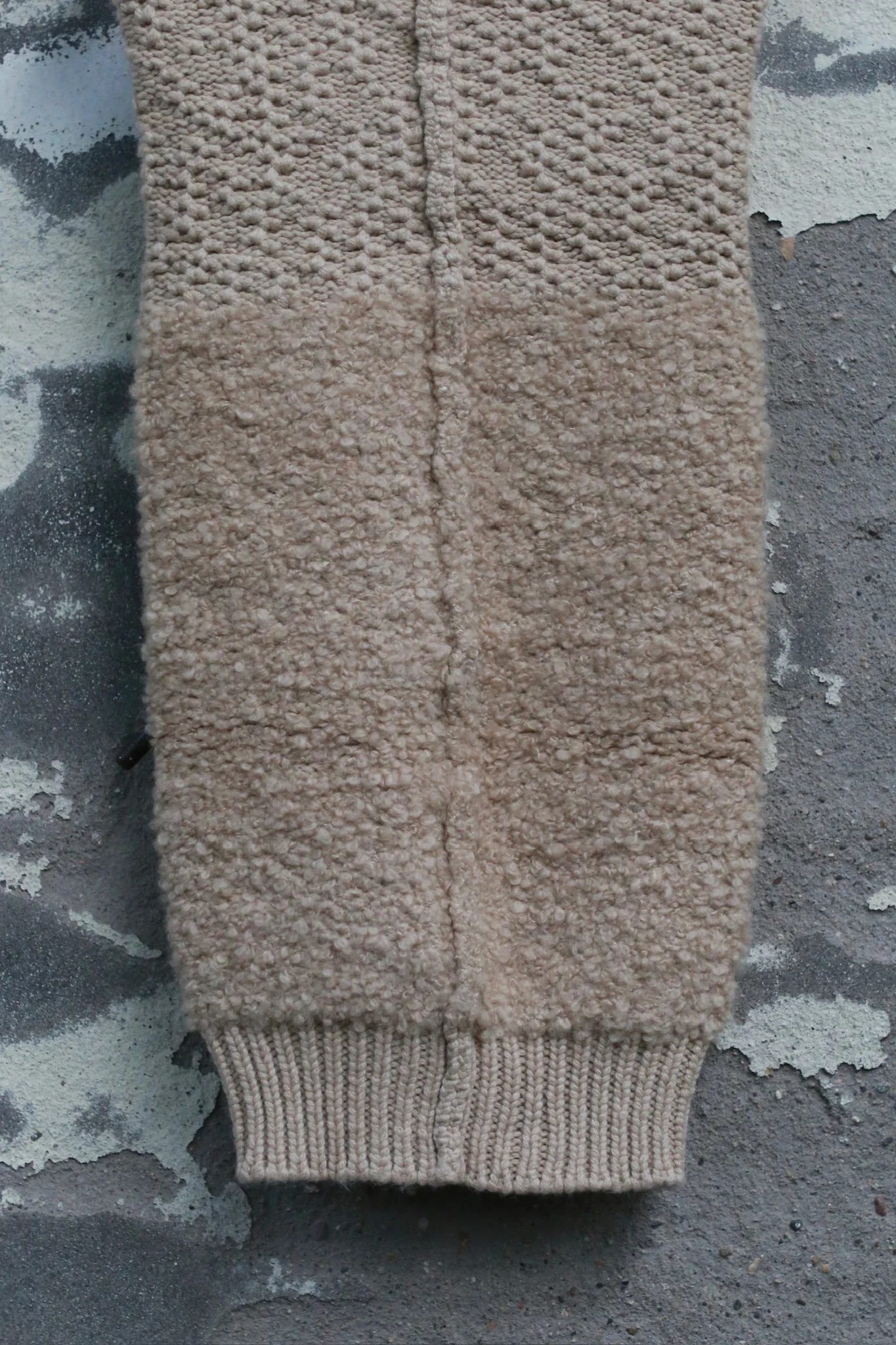 Daniel Andresen Fall/Winter 2025 Camel Hair Scarf, Belgian Knitwear DA-camassia-albino - Image 2
