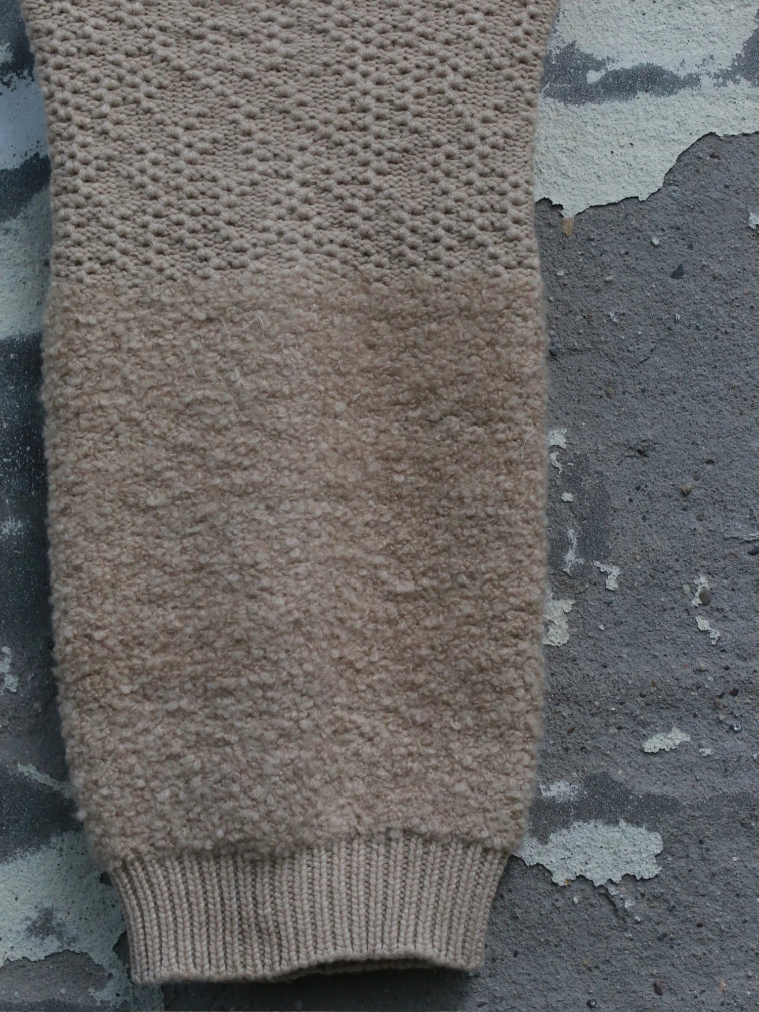 Daniel Andresen Fall/Winter 2025 Camel Hair Scarf, Belgian Knitwear DA-camassia-albino - Image 3
