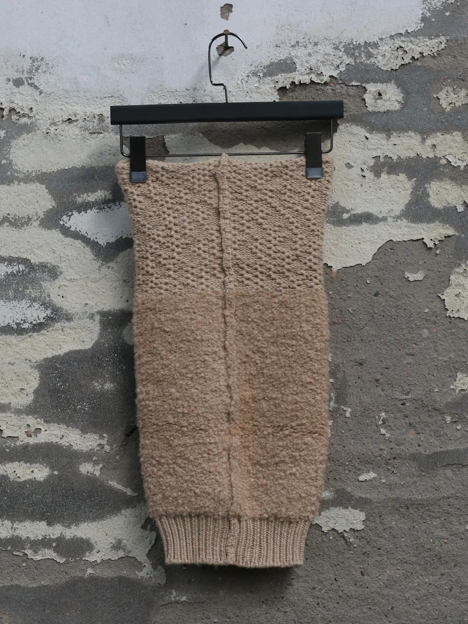 Daniel Andresen Fall/Winter 2025 Camel Hair Scarf, Belgian Knitwear DA-camassia-albino - Image 4