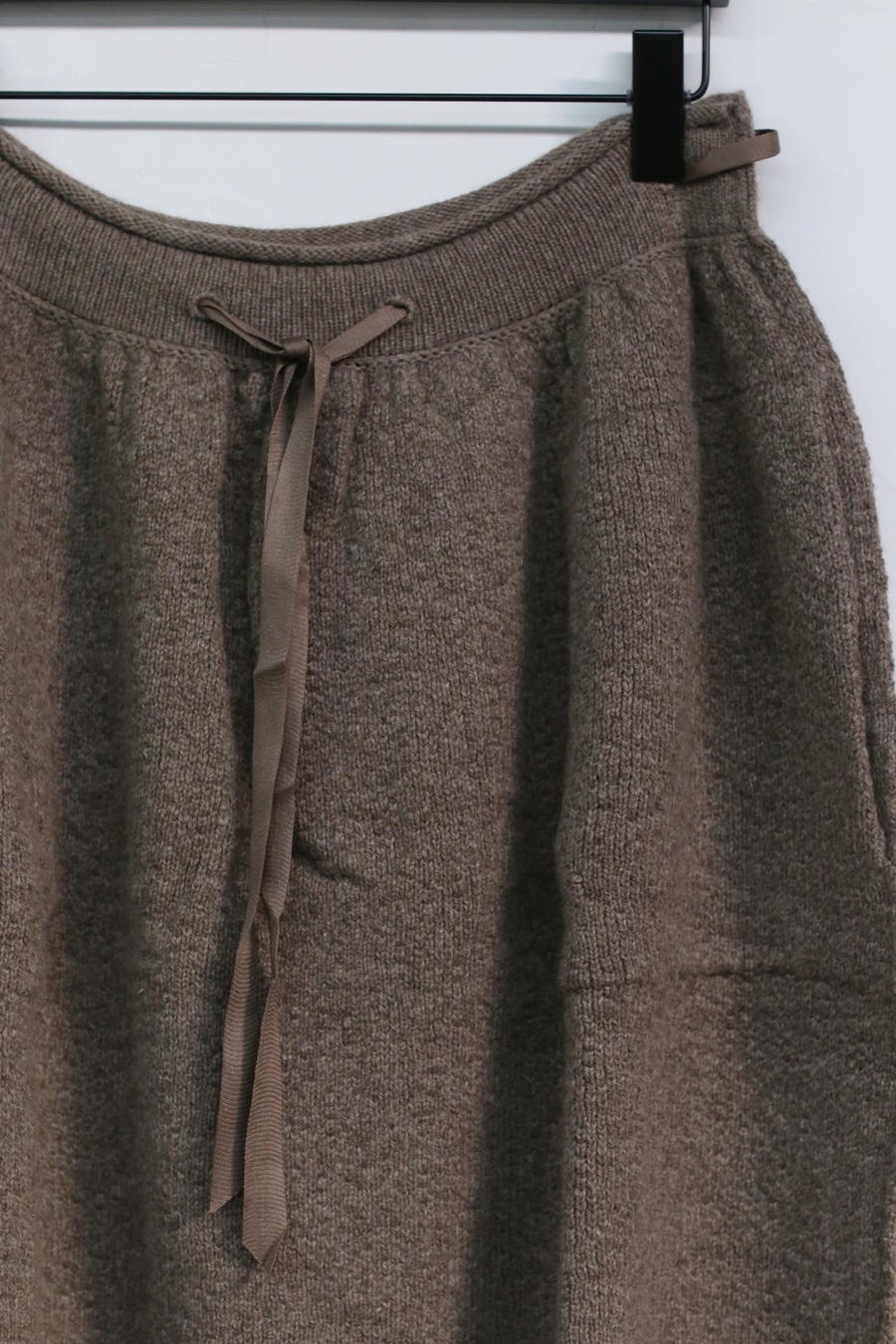 Daniel Andresen Knit Skirt Collection Handmade in Belgium DA-CARDINAL-SHA Virgin wool Sand PDA7 1 - Image 2
