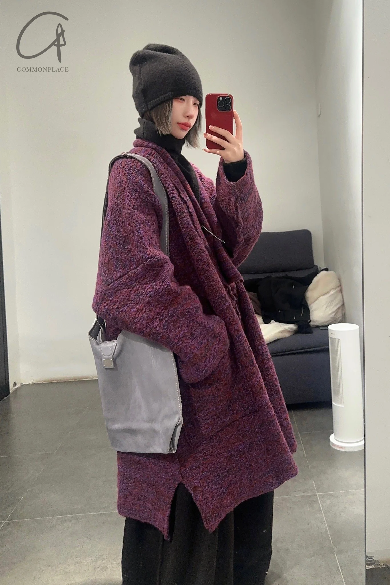 Daniel Andresen kimono cardigan 23SS DA-GERBARIA-ZLL violet PDA4 - Image 11