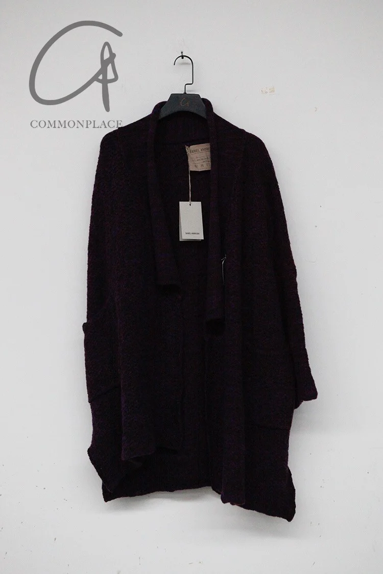 Daniel Andresen Kimono Knit Jacket GERBERA VIOLETTE PDA4 - Image 9