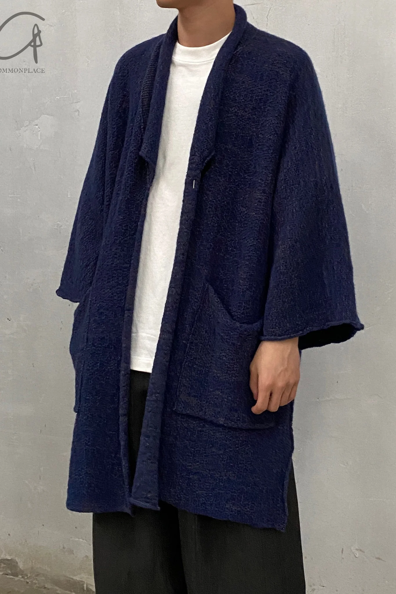 Daniel Andresen Kimono Knit Jacket IBERIS NAVY PDA4 - Image 3