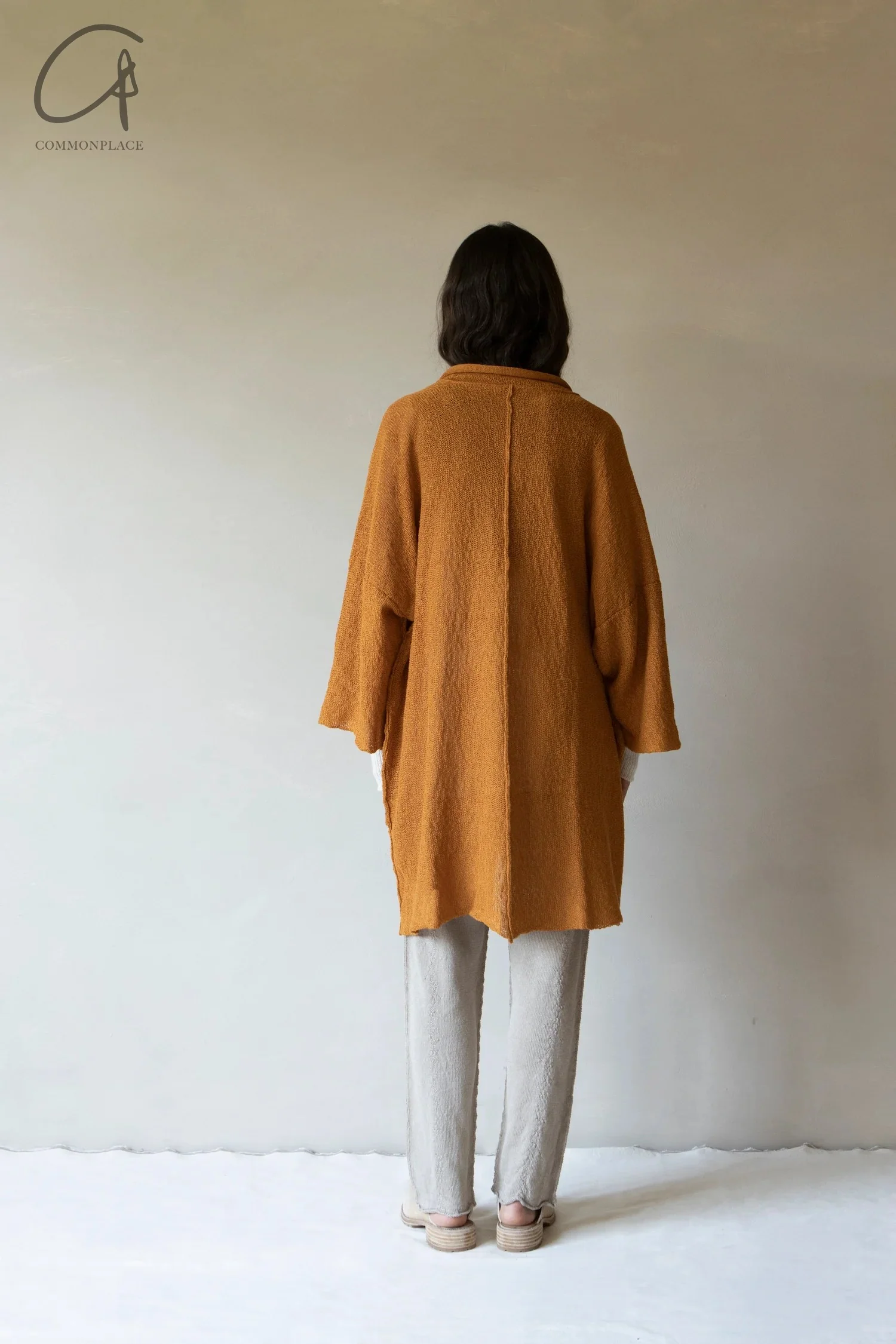 Daniel Andresen kimono style cardigan alocasia orange - Image 8