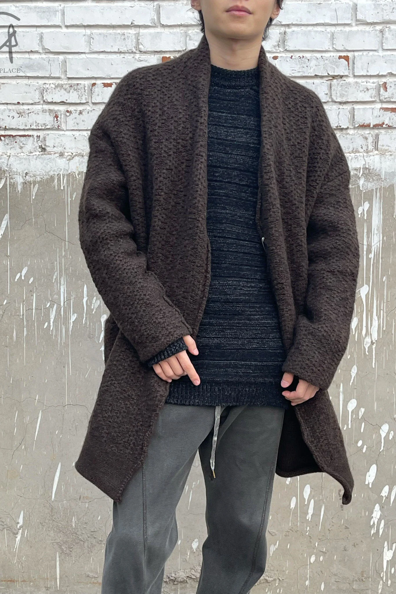 Daniel Andresen knitted jacket ASTER CHOCOLAT - Image 7