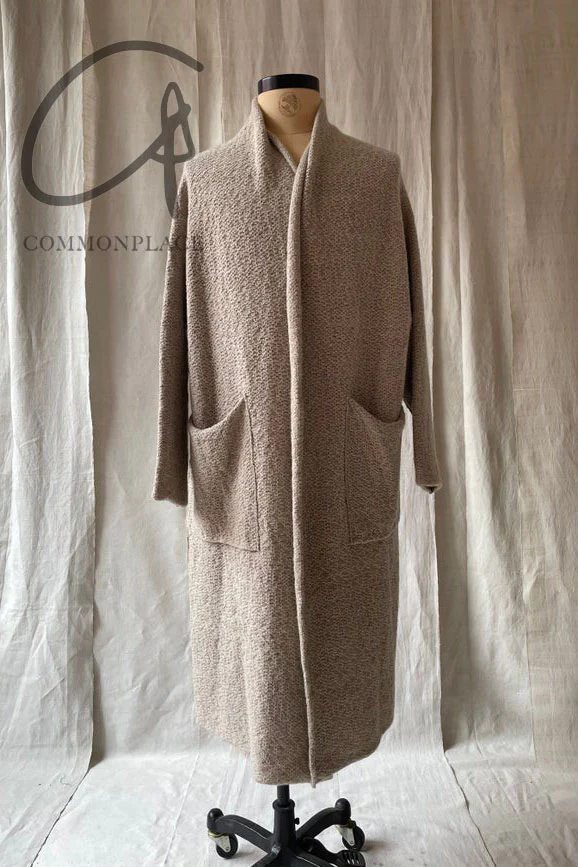 Daniel Andresen long cardigan IRIS ECRU sand color 2 (PDA8) - Image 4