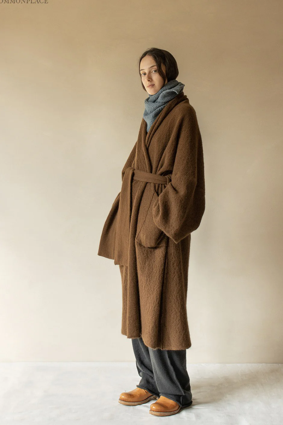 Daniel Andresen long kimono with belt KASBA VICUNA (PDA14) virgin wool/Angora goat - Image 11