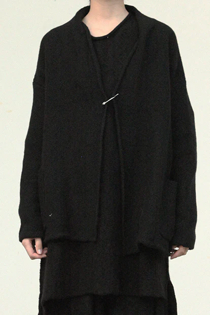 Daniel Andresen loose cardigan achill 1 black (PDA6)