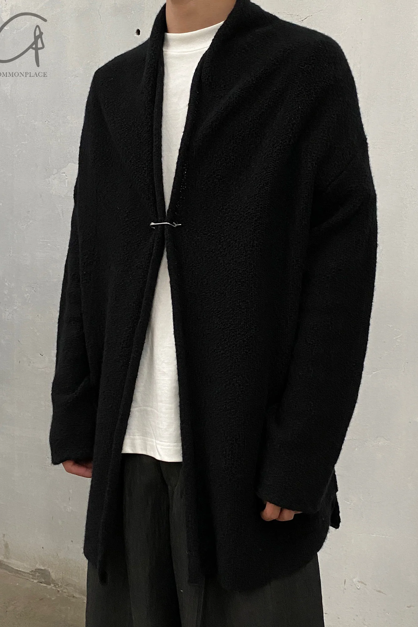 Daniel Andresen loose cardigan achill 1 black (PDA6) - Image 12