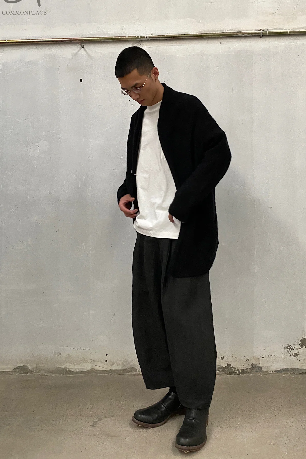 Daniel Andresen loose cardigan achill 1 black (PDA6) - Image 17