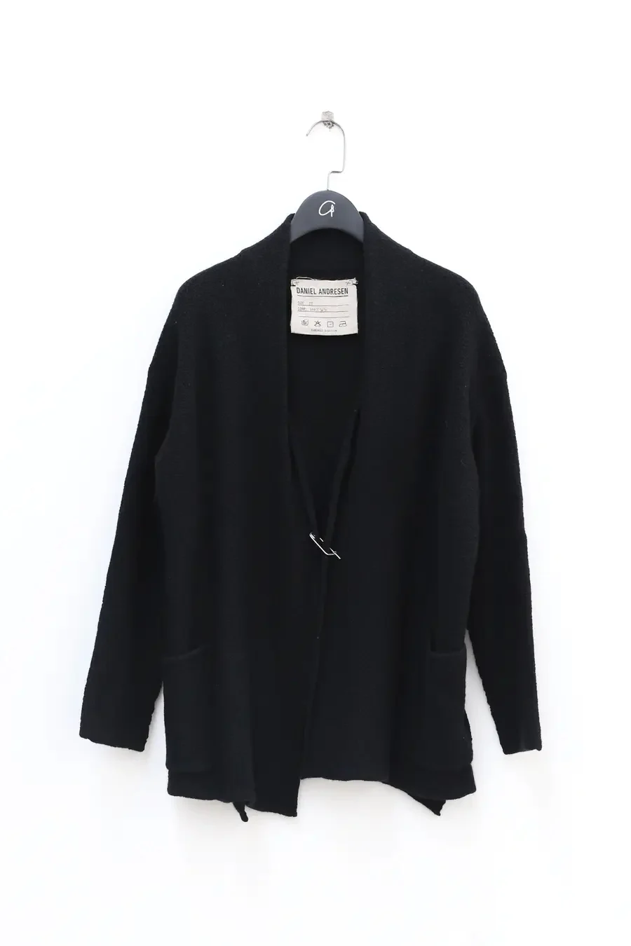 Daniel Andresen loose cardigan achill 1 black (PDA6) - Image 7