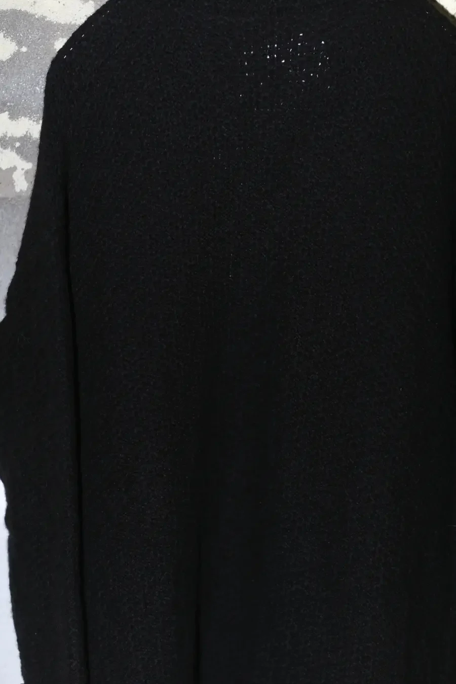 Daniel Andresen Loose Cardigan FALCON 7 Yak Down Black PDA6 - Image 3