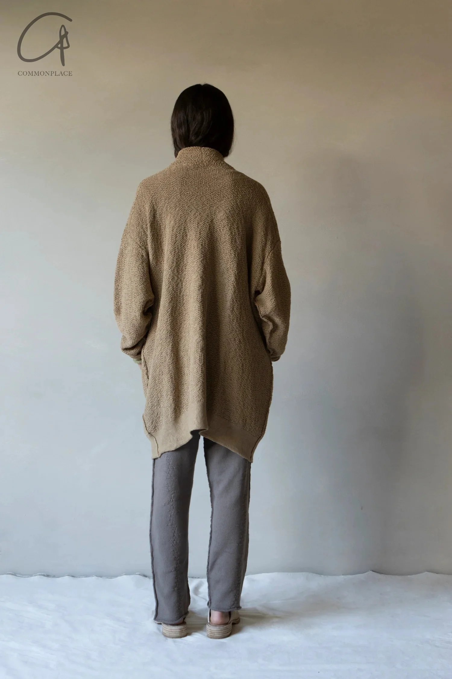Daniel Andresen loose fit cardigan BETULA mink - Image 8