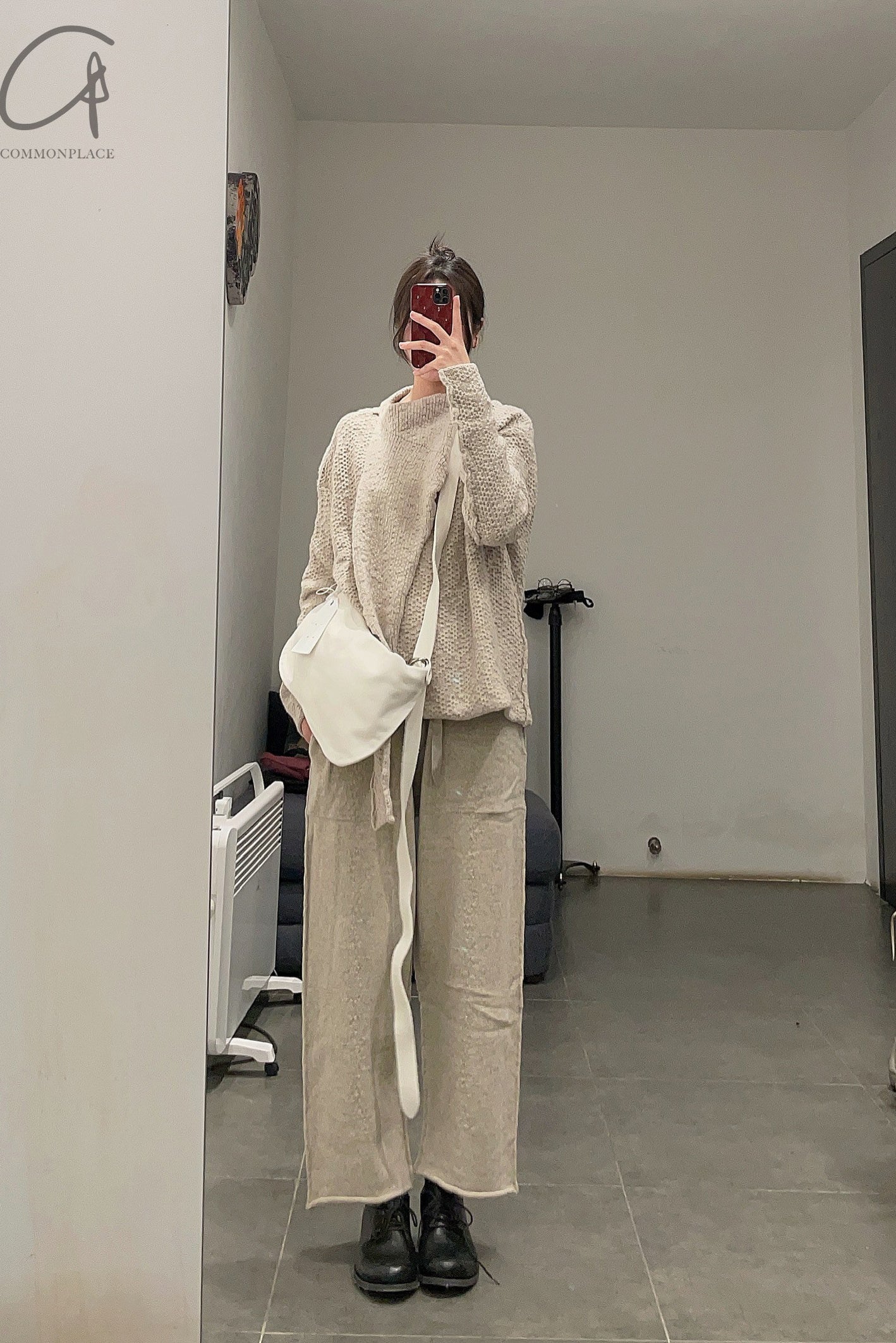 Daniel Andresen loose fitted trousers Cormorant beige - Image 18