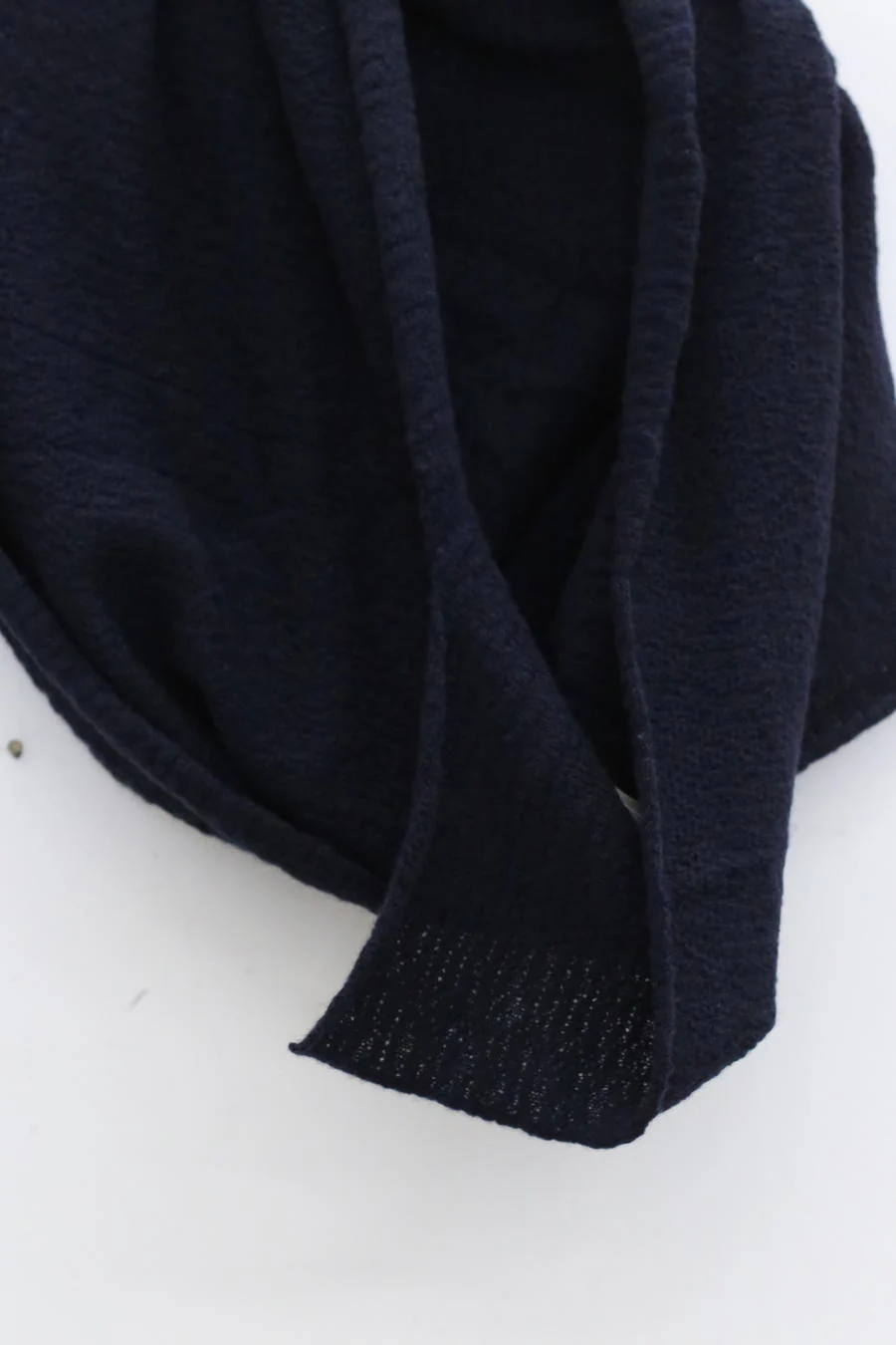 Daniel Andresen neck scarf 23SS Apple (PDA15) navy blue yak hair - Image 3