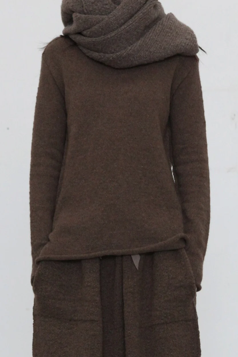 Daniel Andresen pullover GALENA PRALINE yak wool PDA9