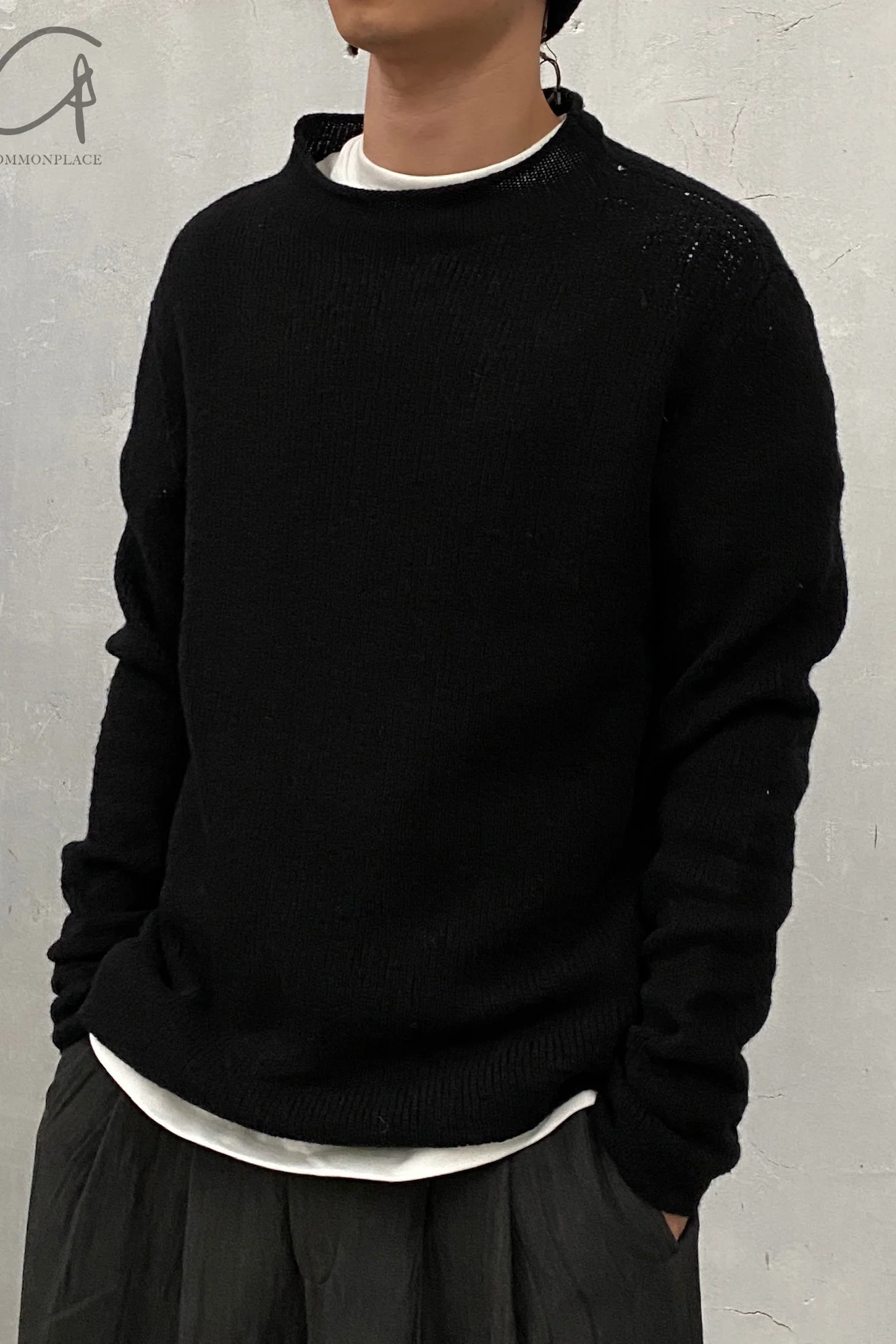 Daniel Andresen pullover JACARANDA black virgin wool PDA9 - Image 4