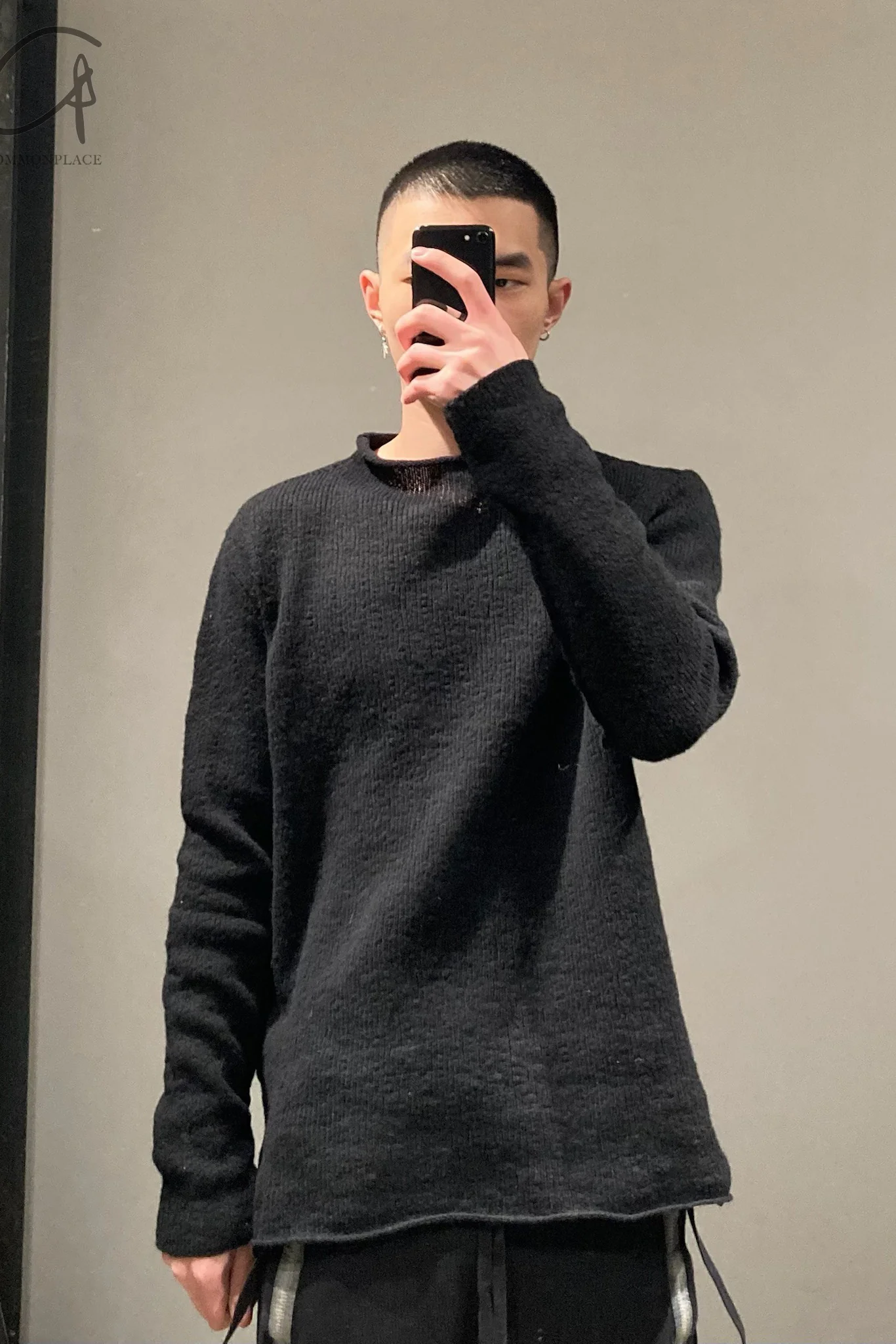Daniel Andresen pullover JACARANDA black virgin wool PDA9 - Image 5
