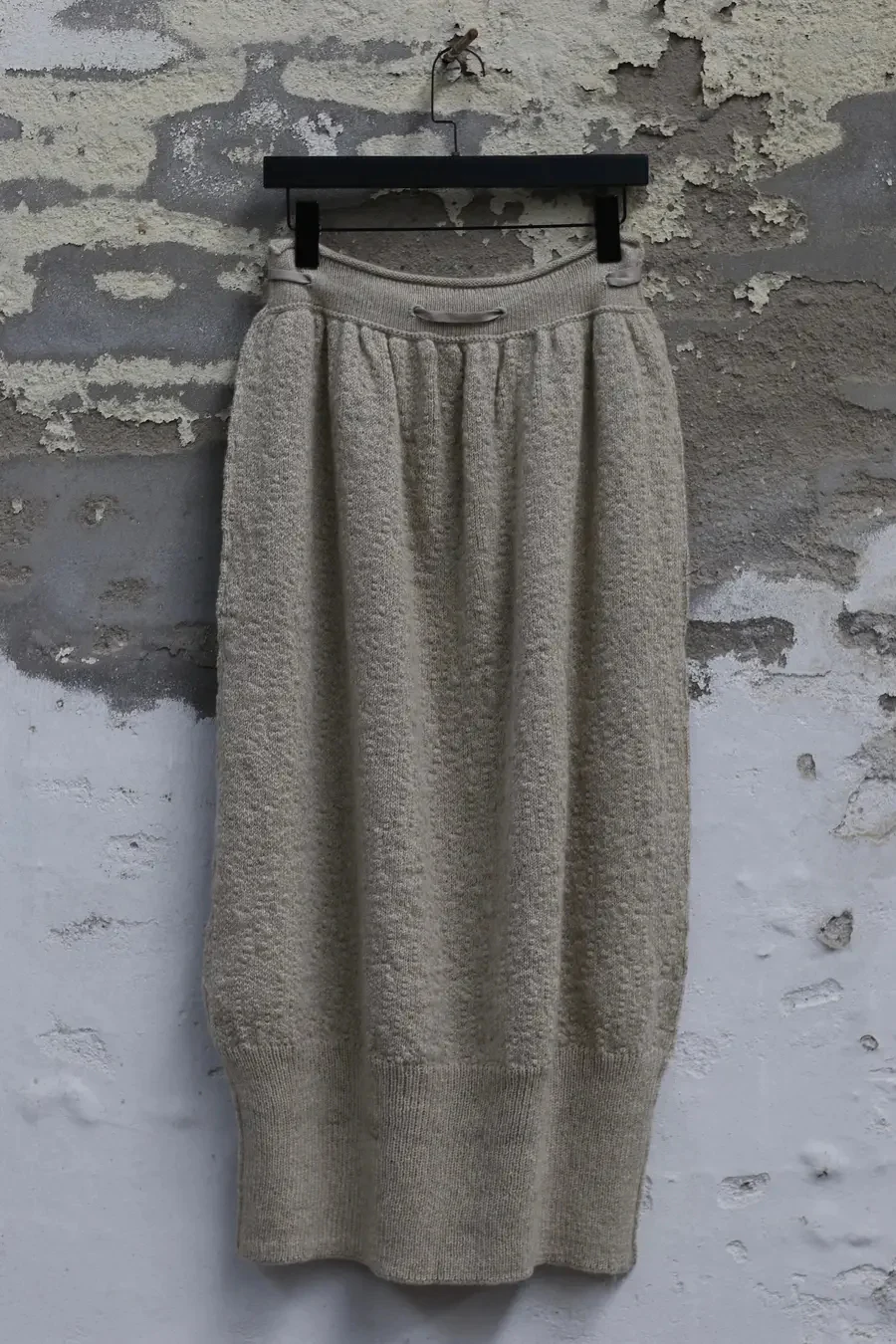 Daniel Andresen Knit Skirt Collection Handmade in Belgium DA-CARDINAL-ZIRAN 1 Yak wool Natural color PDA7 - Image 4
