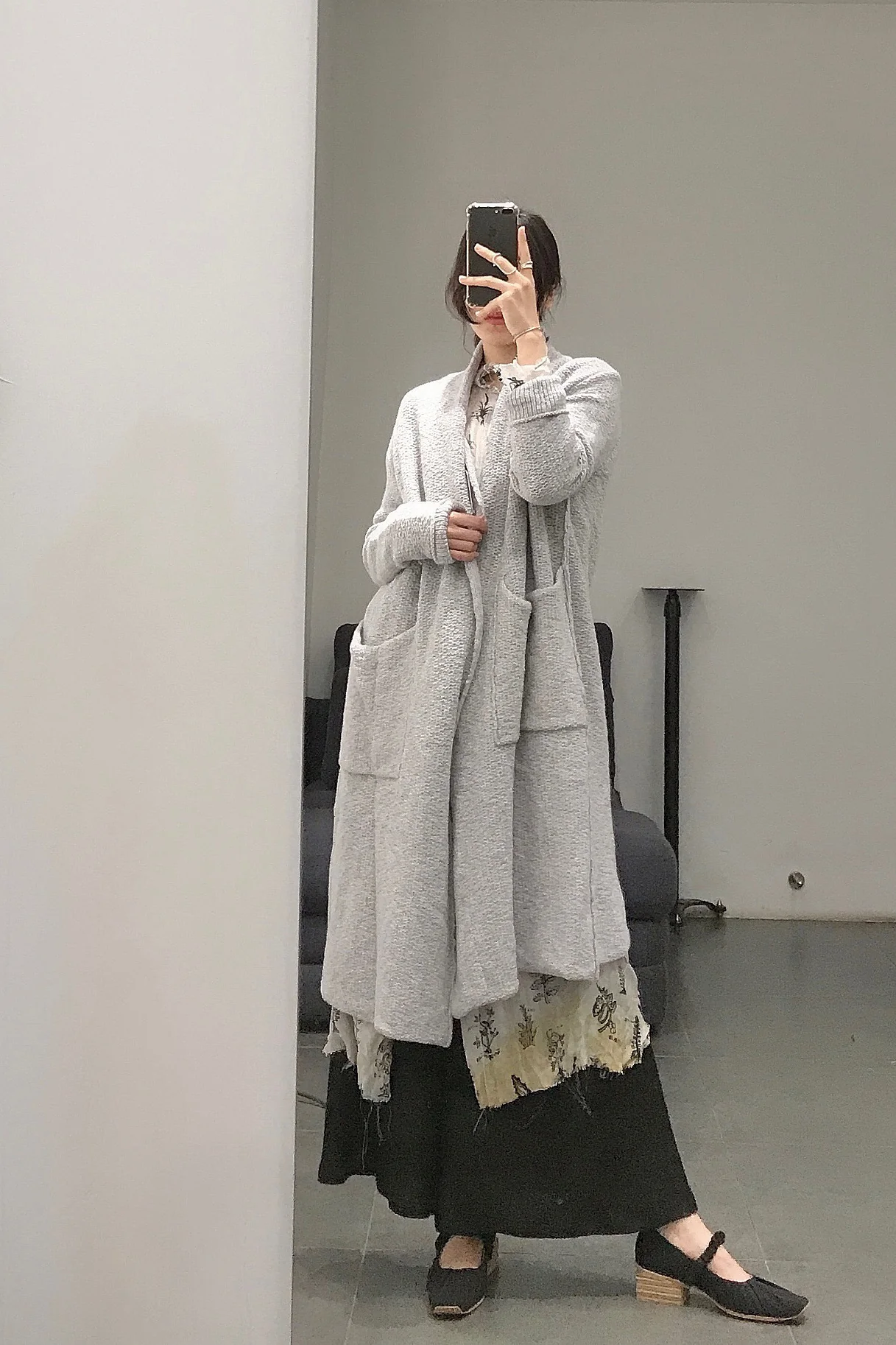 Daniel Andresen slim cardigan Kalendula 3 light gray (PDA8) - Image 17