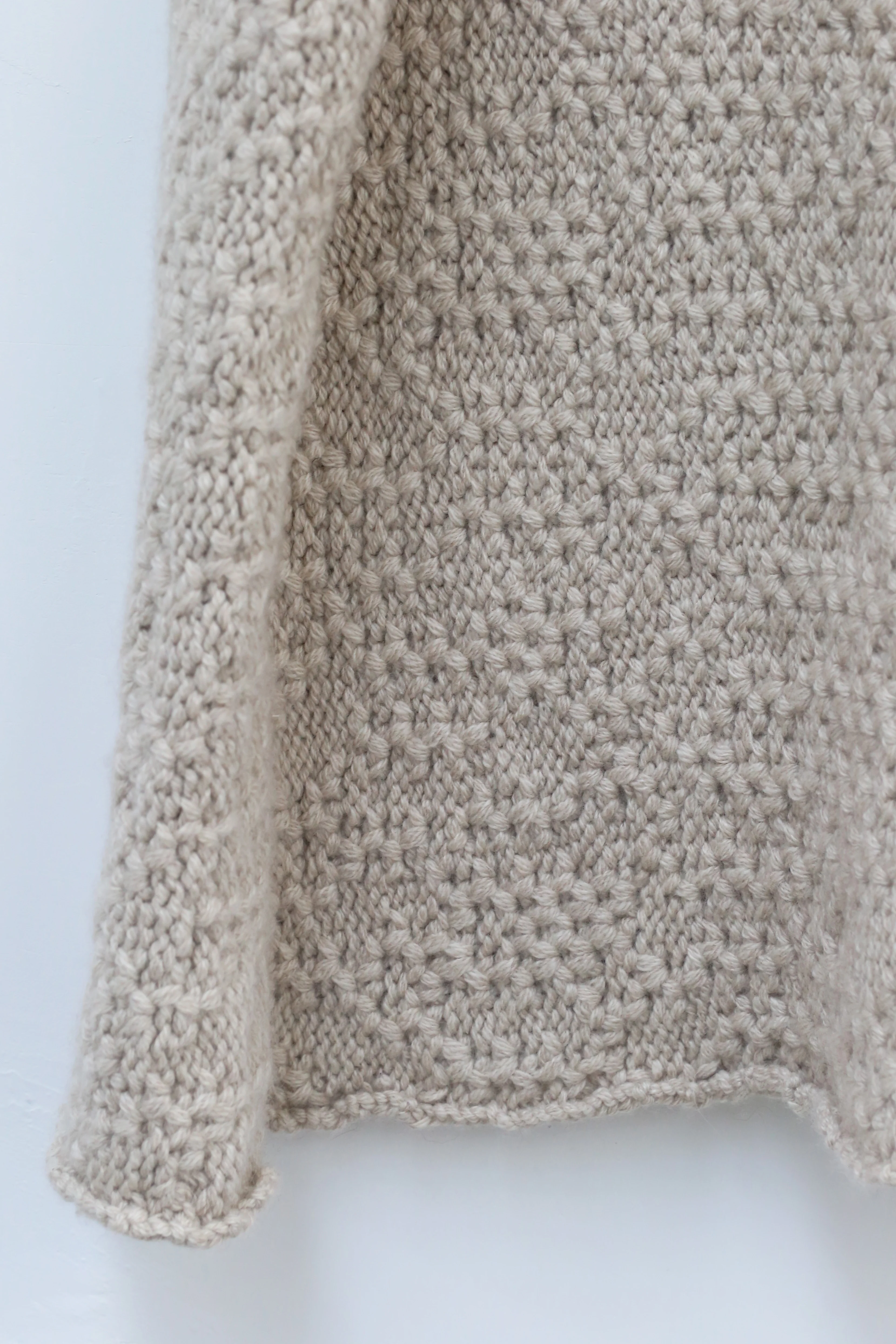 Daniel Andresen tubular scarf 32 (large size pure cashmere off-white) PDA15 - Image 3