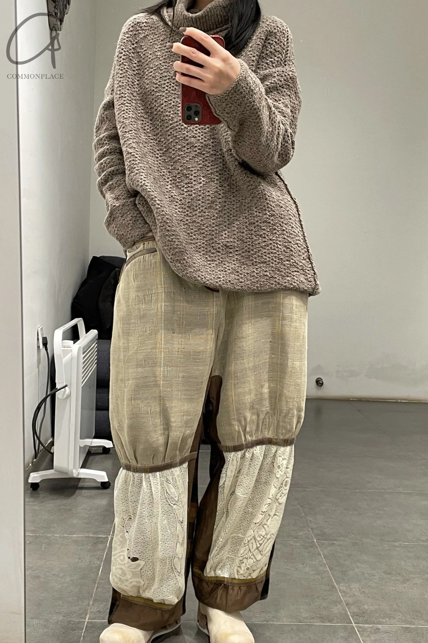 Daniel Andresen turtle-shaped pullover BOUVARDIA DESERT gray brown PDA5 (3) - Image 29