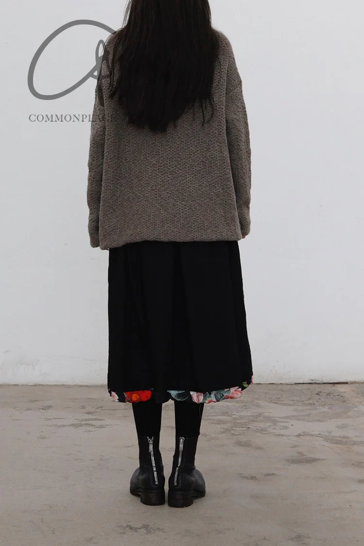Daniel Andresen turtle-shaped pullover BOUVARDIA DESERT gray brown PDA5 (3) - Image 4