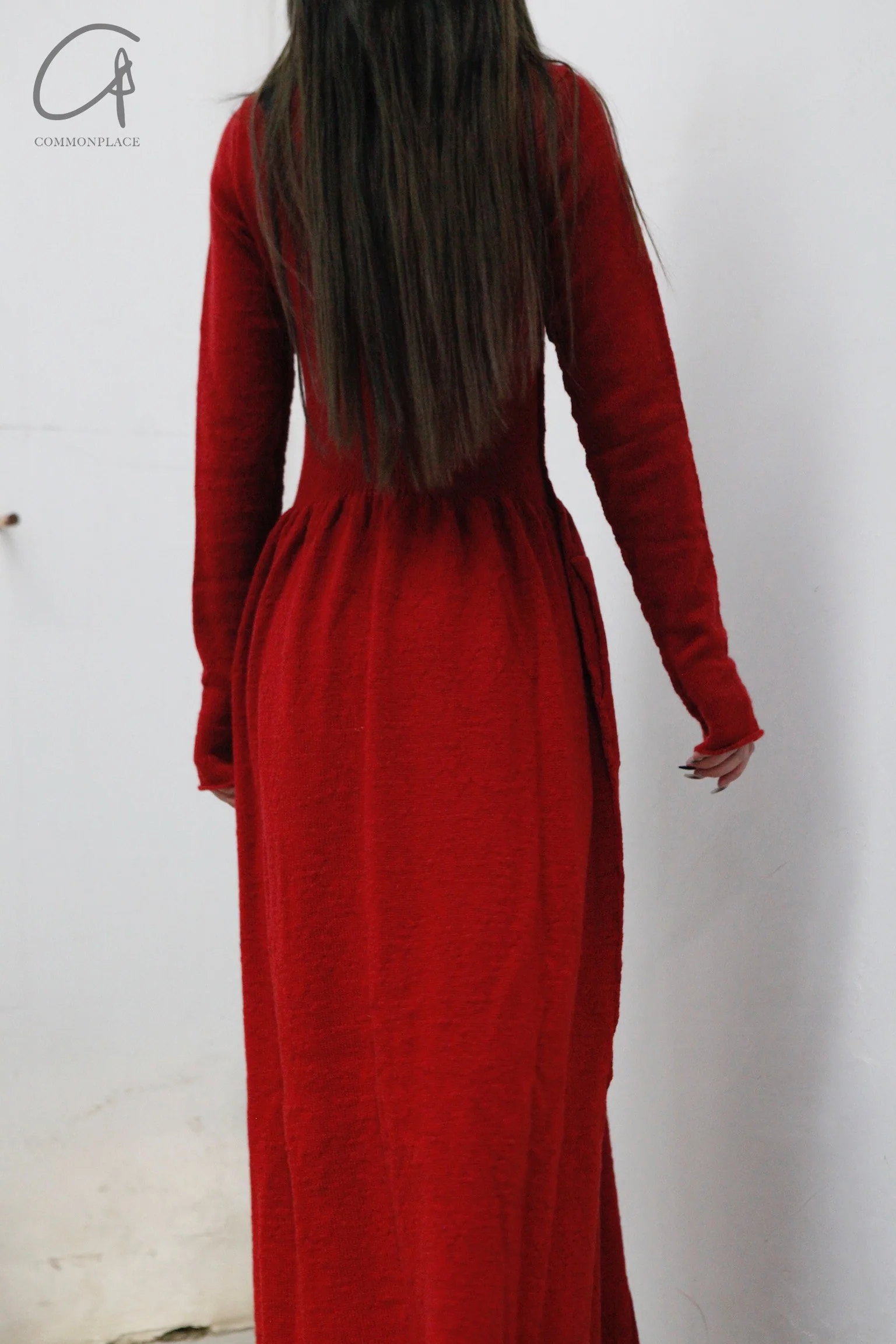 Daniel Andresen turtleneck long skirt Cleo red - Image 5
