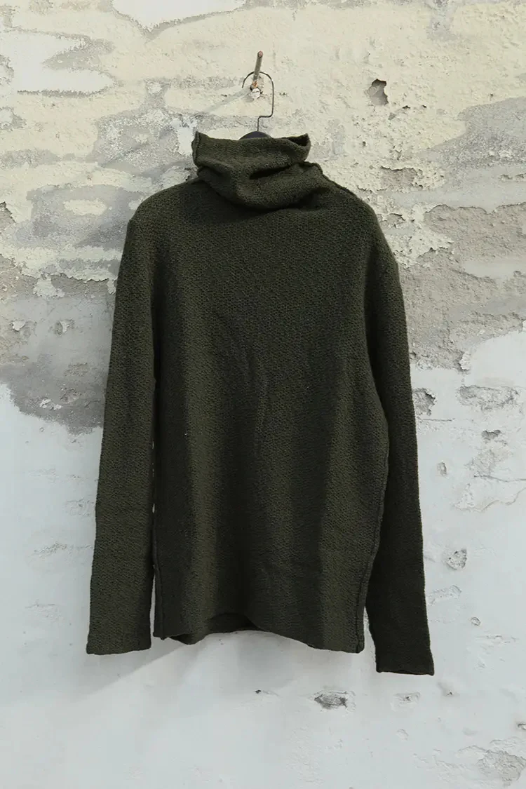 Daniel Andresen turtleneck pullover @53 dark green PDA5 (6) - Image 4