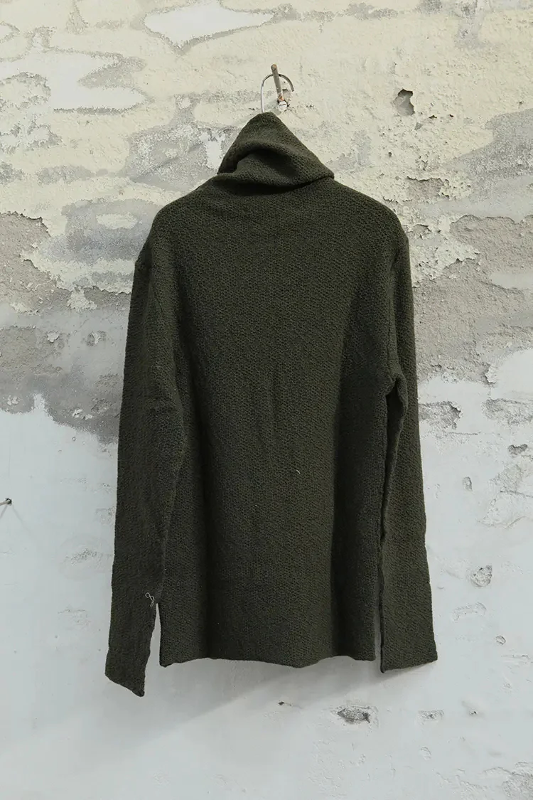 Daniel Andresen turtleneck pullover @53 dark green PDA5 (6) - Image 5