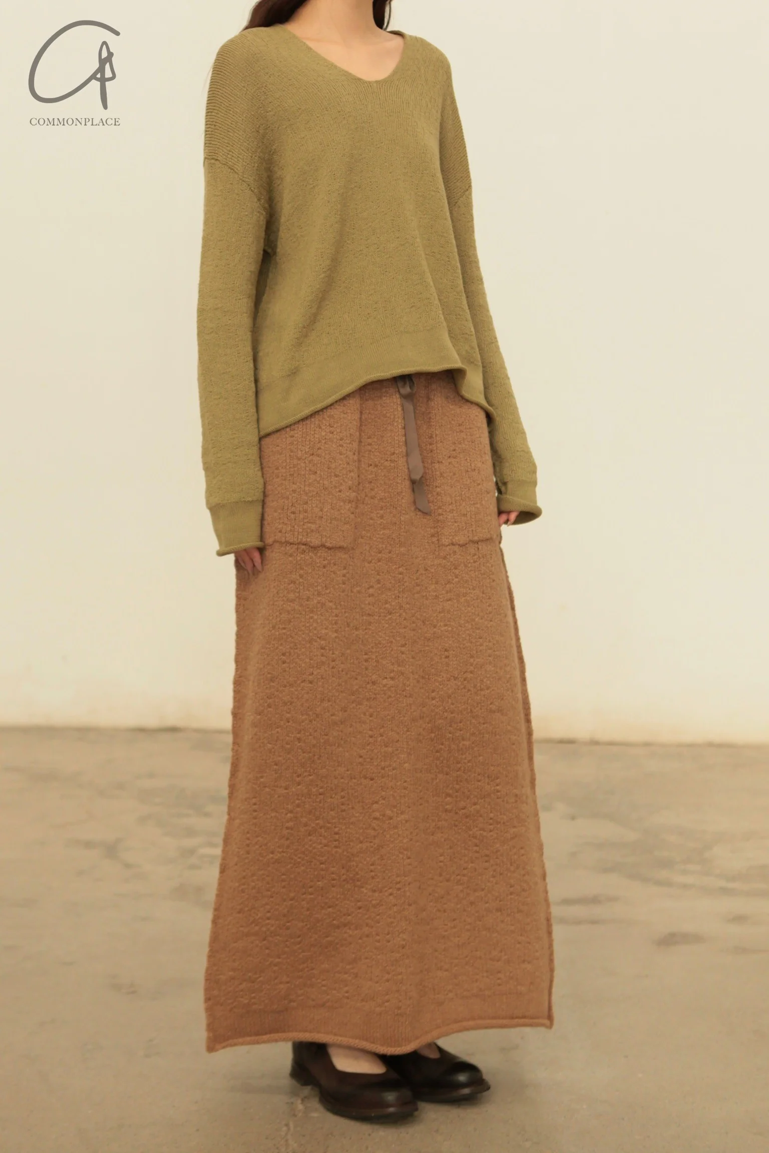 Daniel Andresen V-neck pullover GARCINIA sage - Image 7