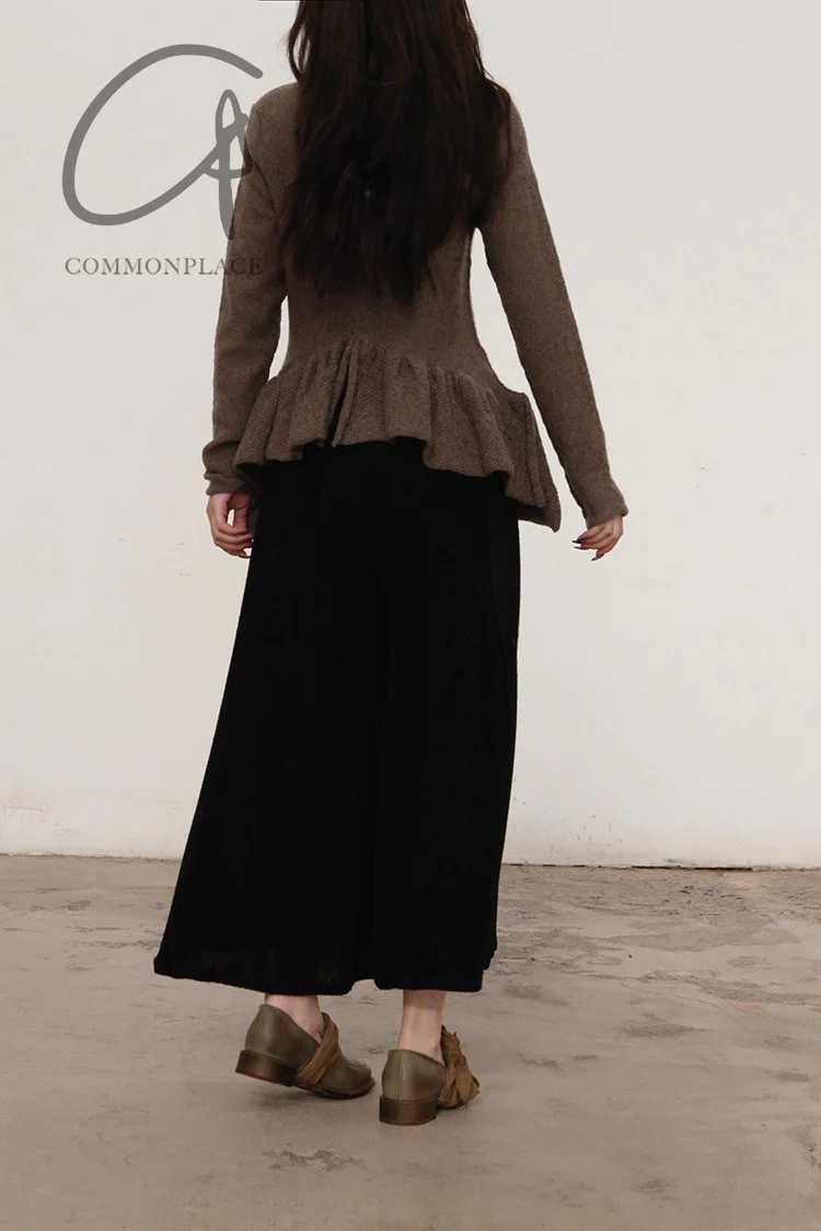 Daniel Andresen yak fleece skirt wool sweater CLOVER DESERT - Image 4