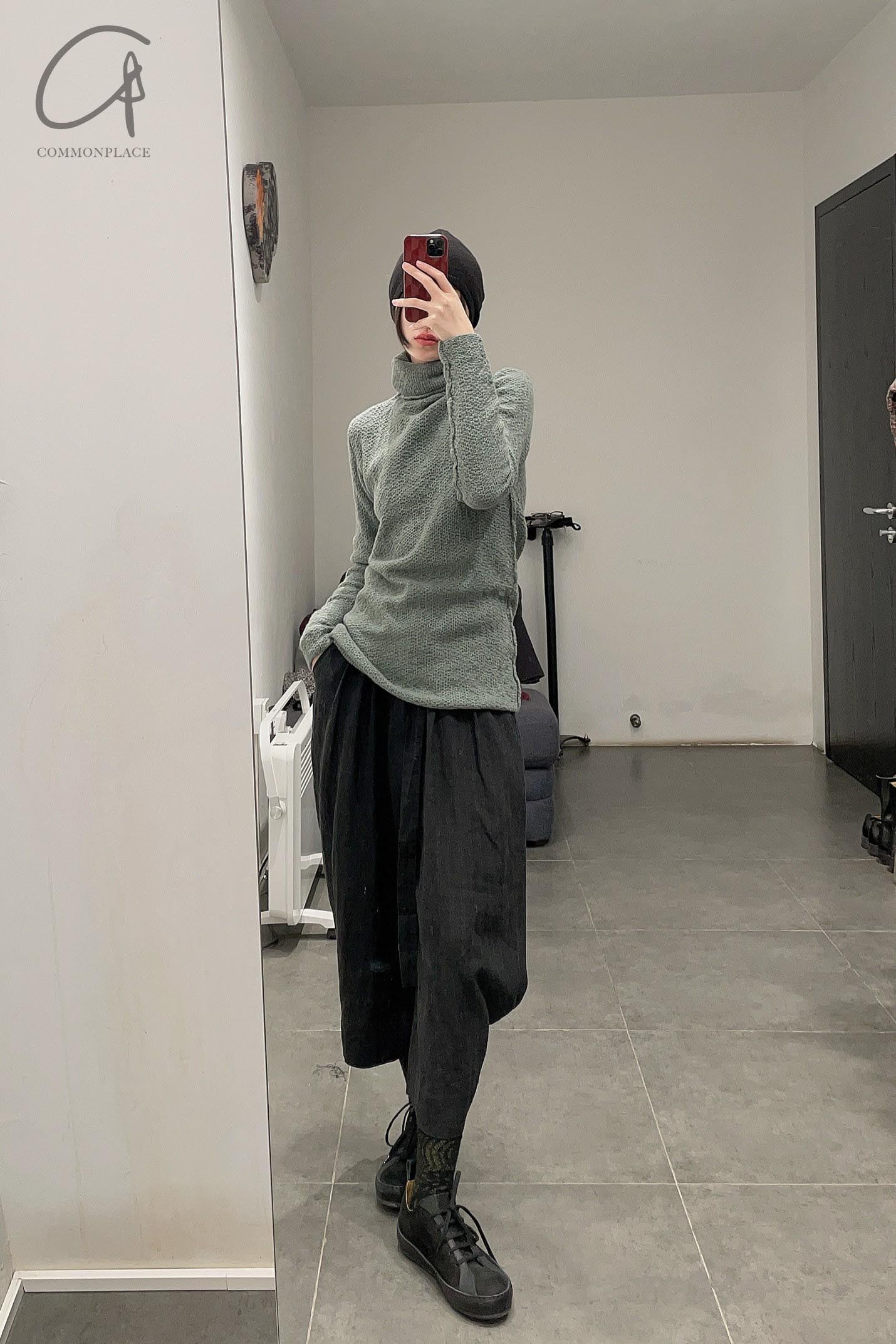 Daniel Andresen beanie CANASTERO (8 virgin wool black) (PDA100) - Image 16