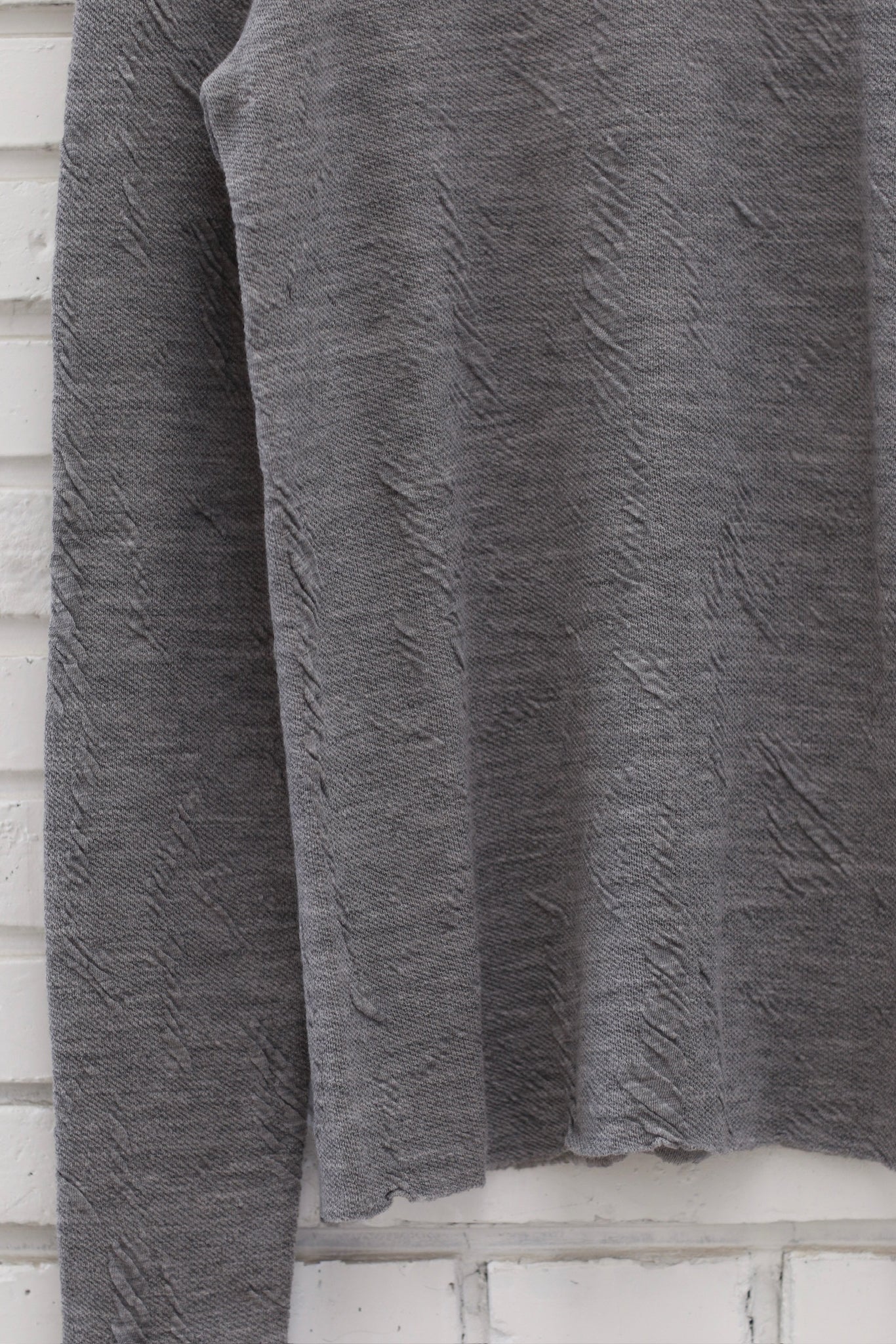 DEEPTI knitted long-sleeved turtleneck sweater DP-K-075-RIFT35/33 light gray - Image 2